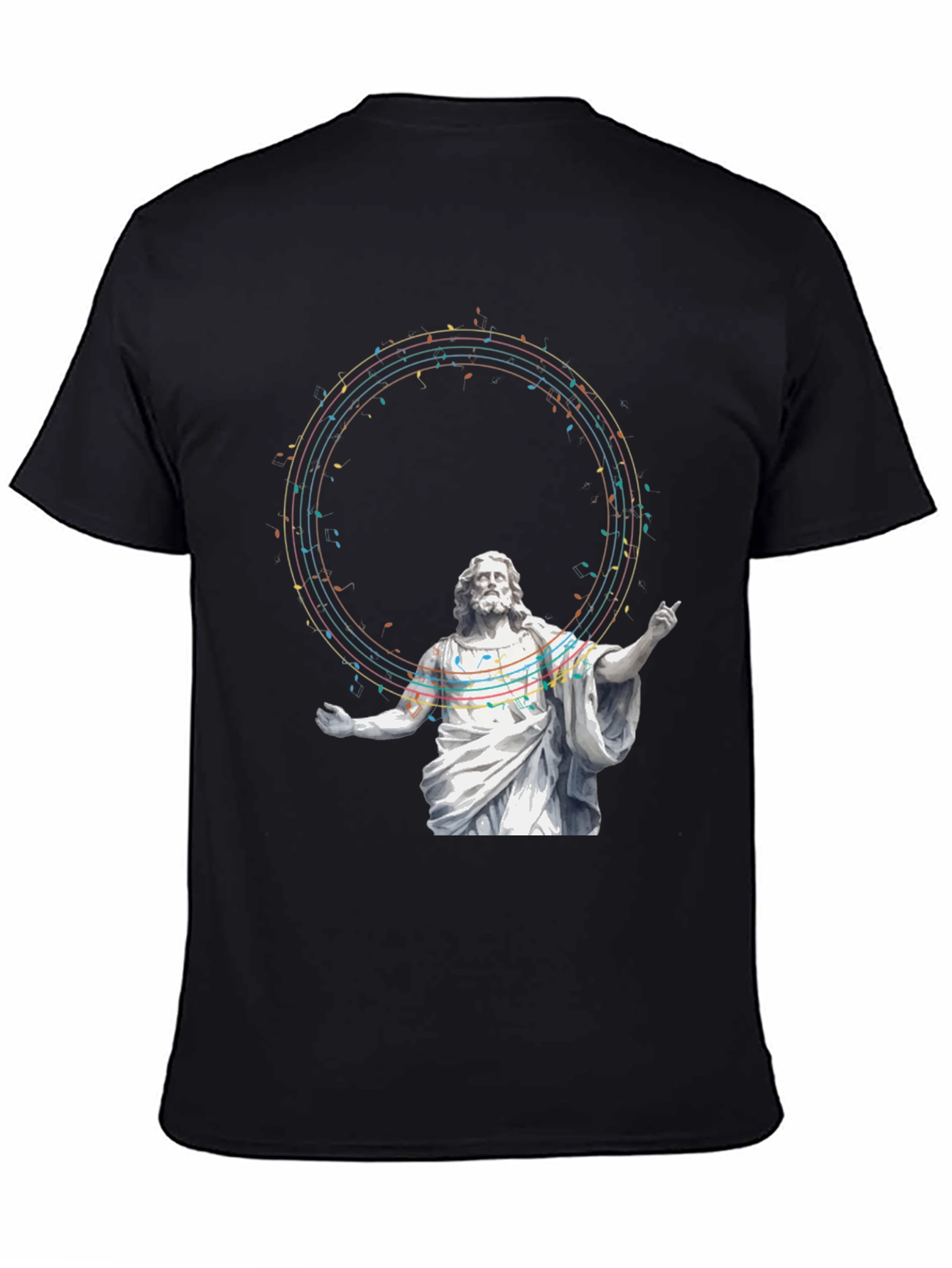 Jesus Music Graphic T-Shirt - Stylish Religious Tee