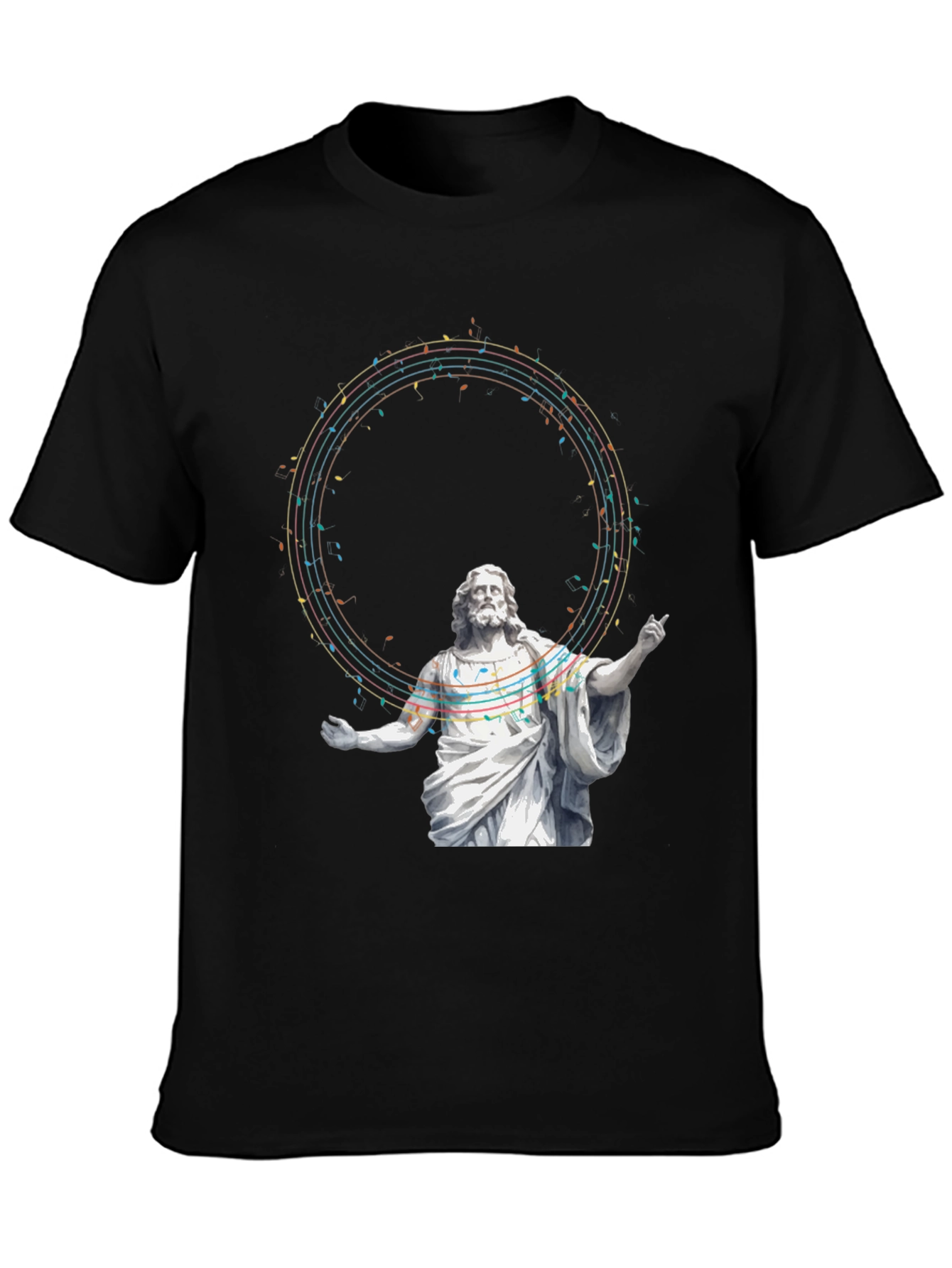 Jesus Music Graphic T-Shirt - Stylish Religious Tee