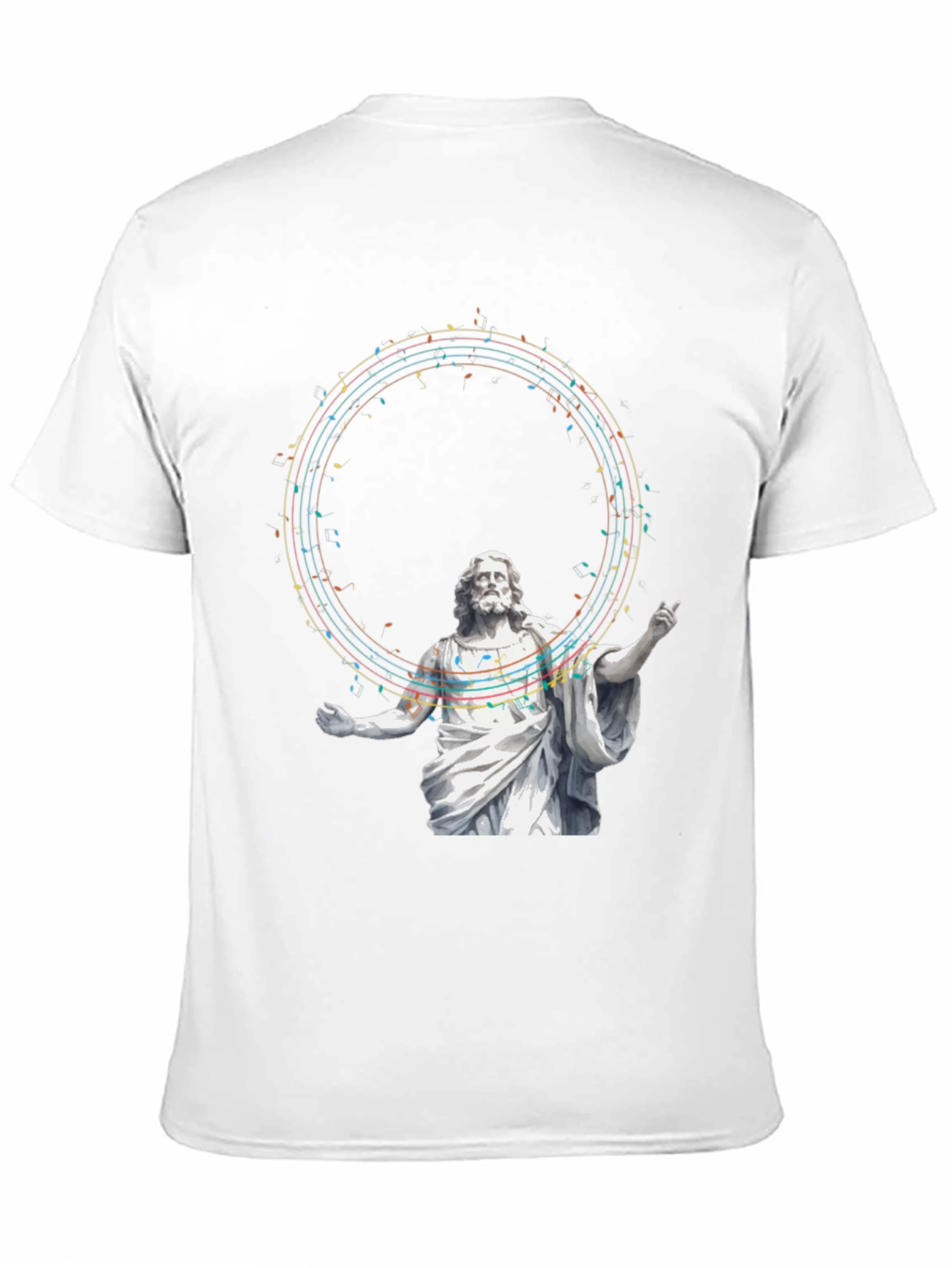 Jesus Music Graphic T-Shirt - Stylish Religious Tee
