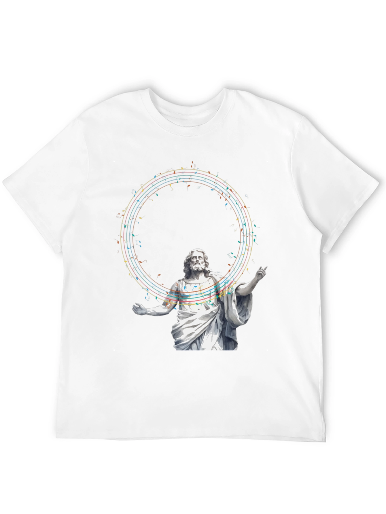 Jesus Music Graphic T-Shirt - Stylish Religious Tee