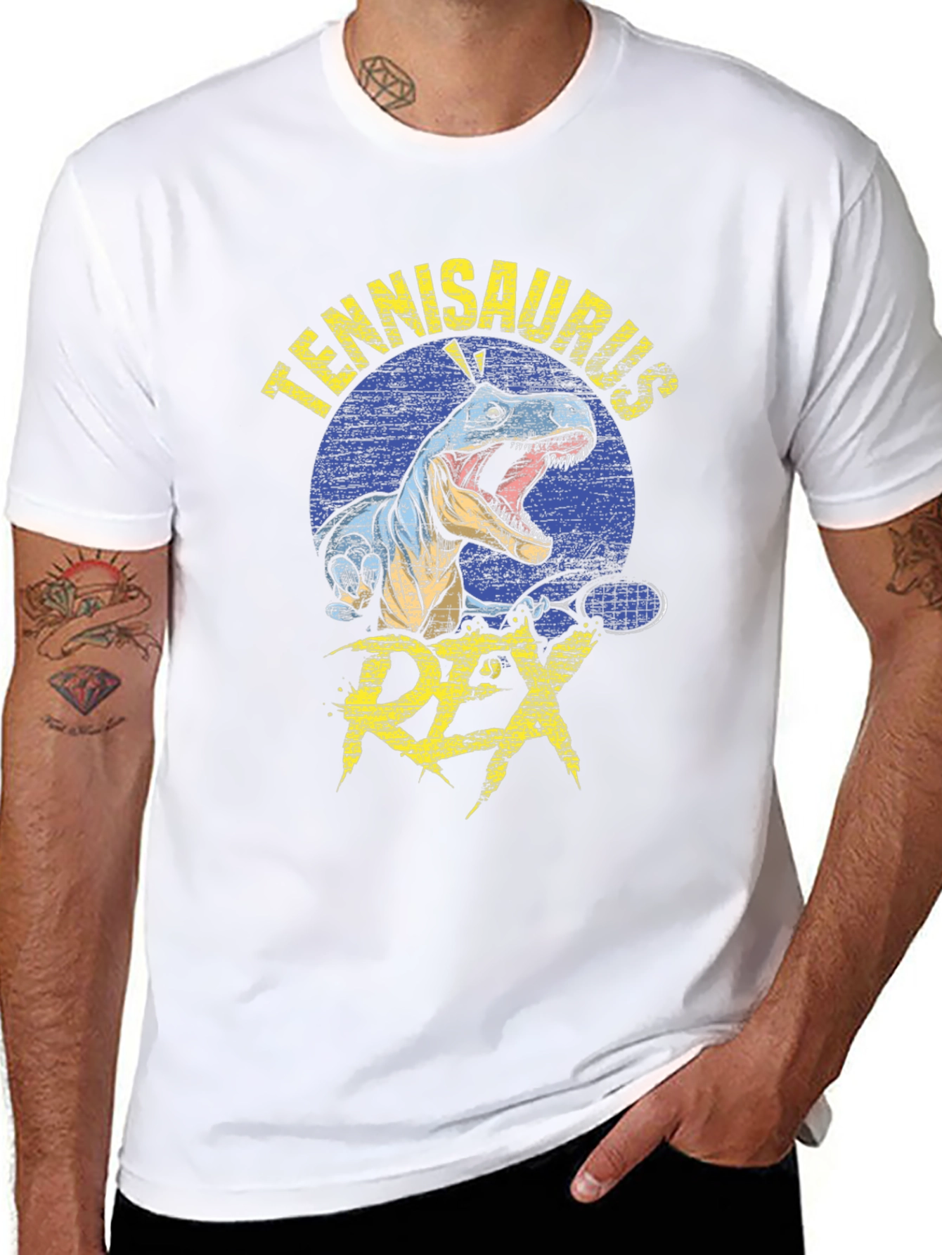 Tennisaurus Rex Graphic T-Shirt