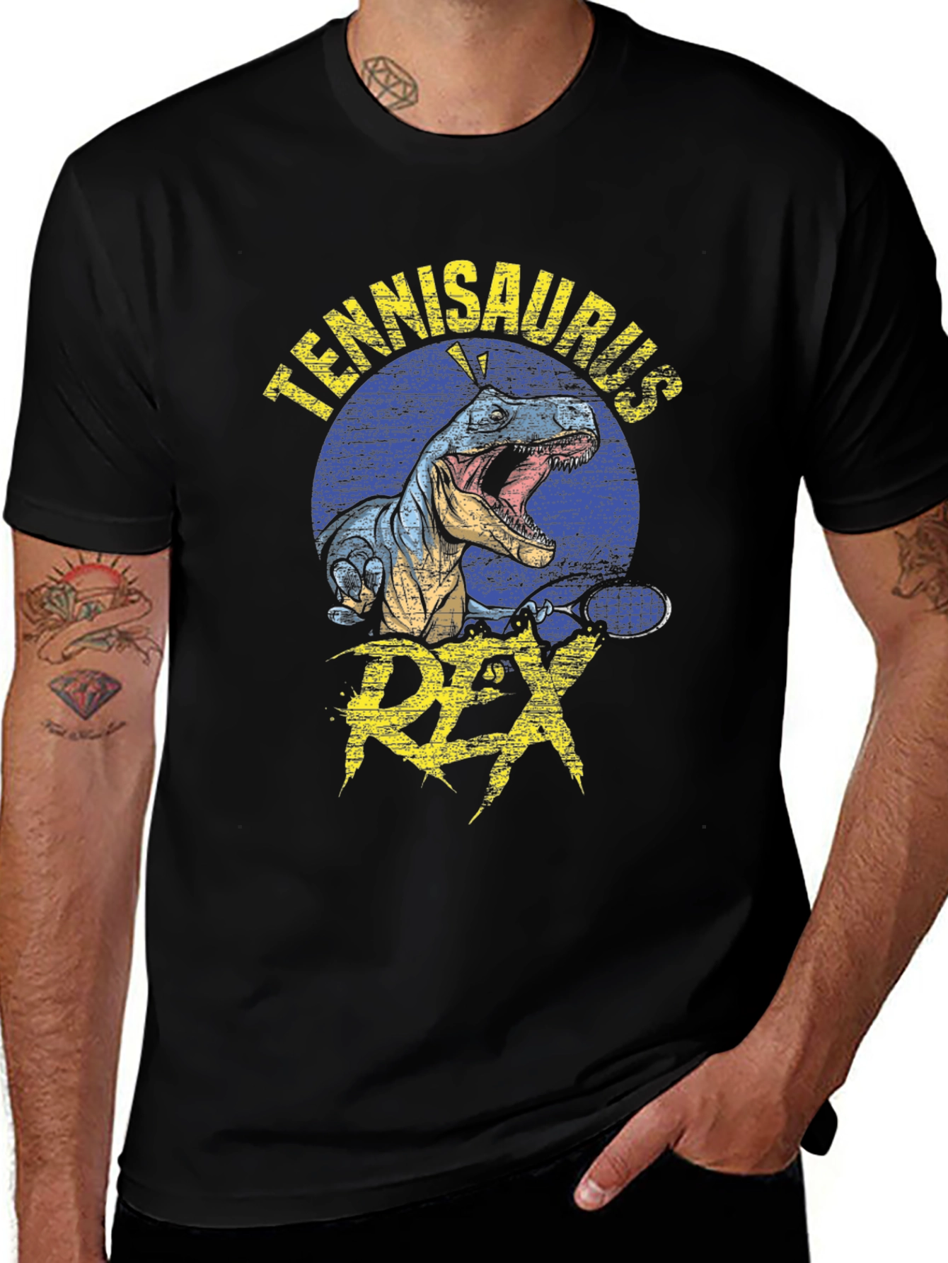 Tennisaurus Rex Graphic T-Shirt