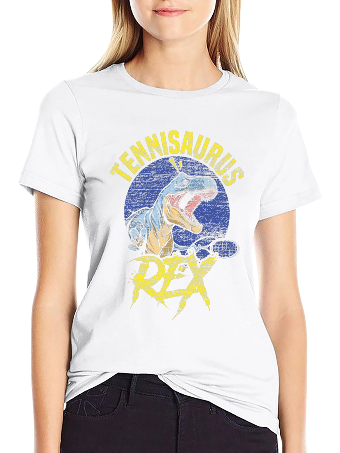 Tennisaurus Rex Graphic T-Shirt