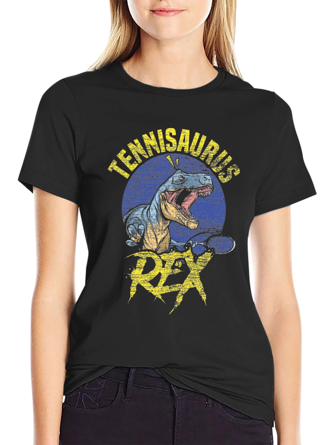 Tennisaurus Rex Graphic T-Shirt