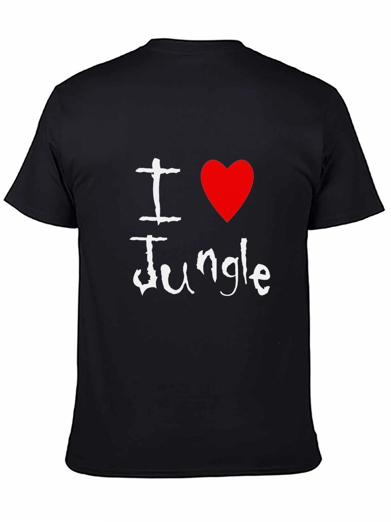 I Heart Jungle Black Graphic Tee