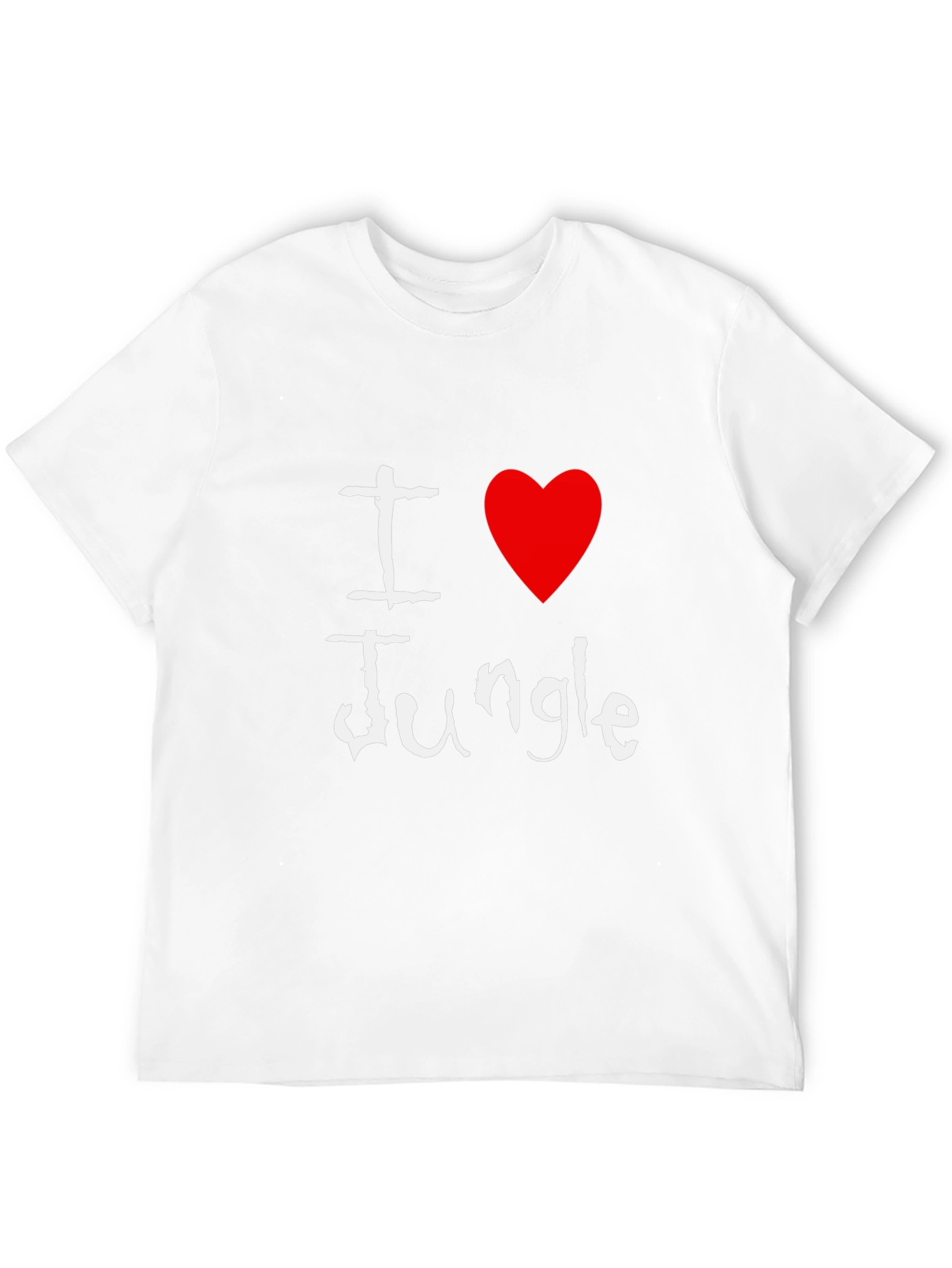 I Heart Jungle Black Graphic Tee