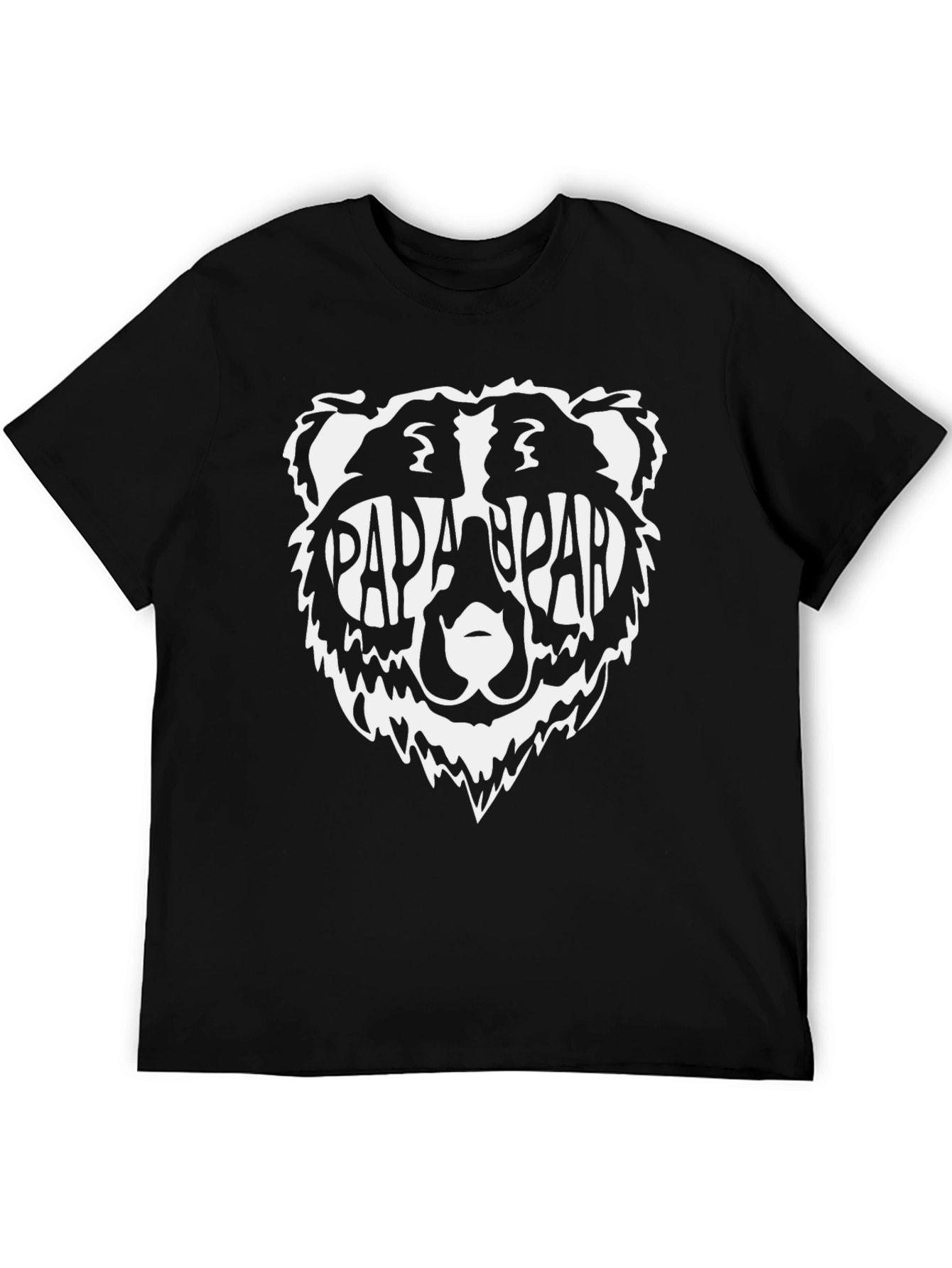 Papa Bear T-Shirt - Mens Black Graphic Tee