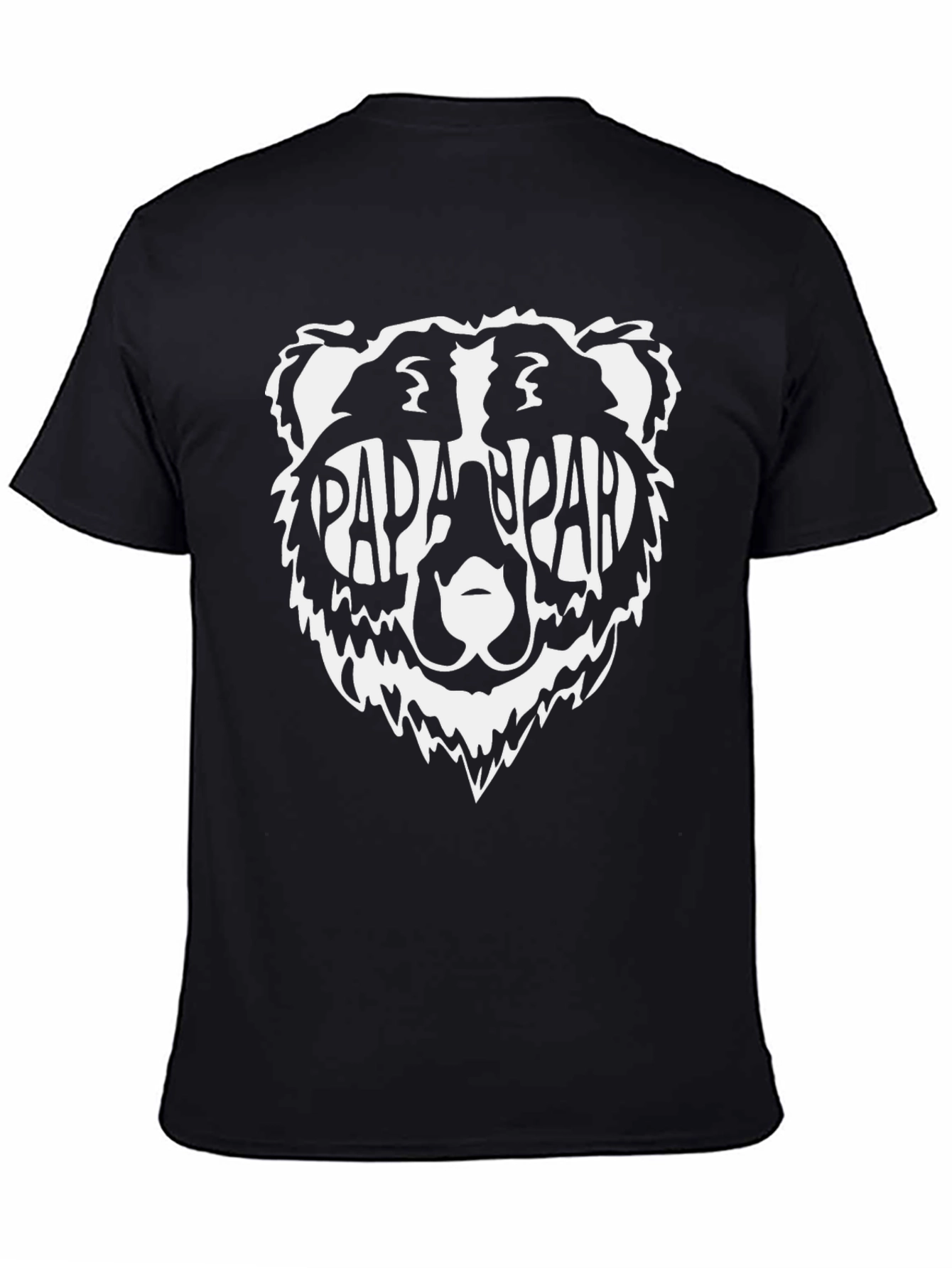 Papa Bear T-Shirt - Mens Black Graphic Tee