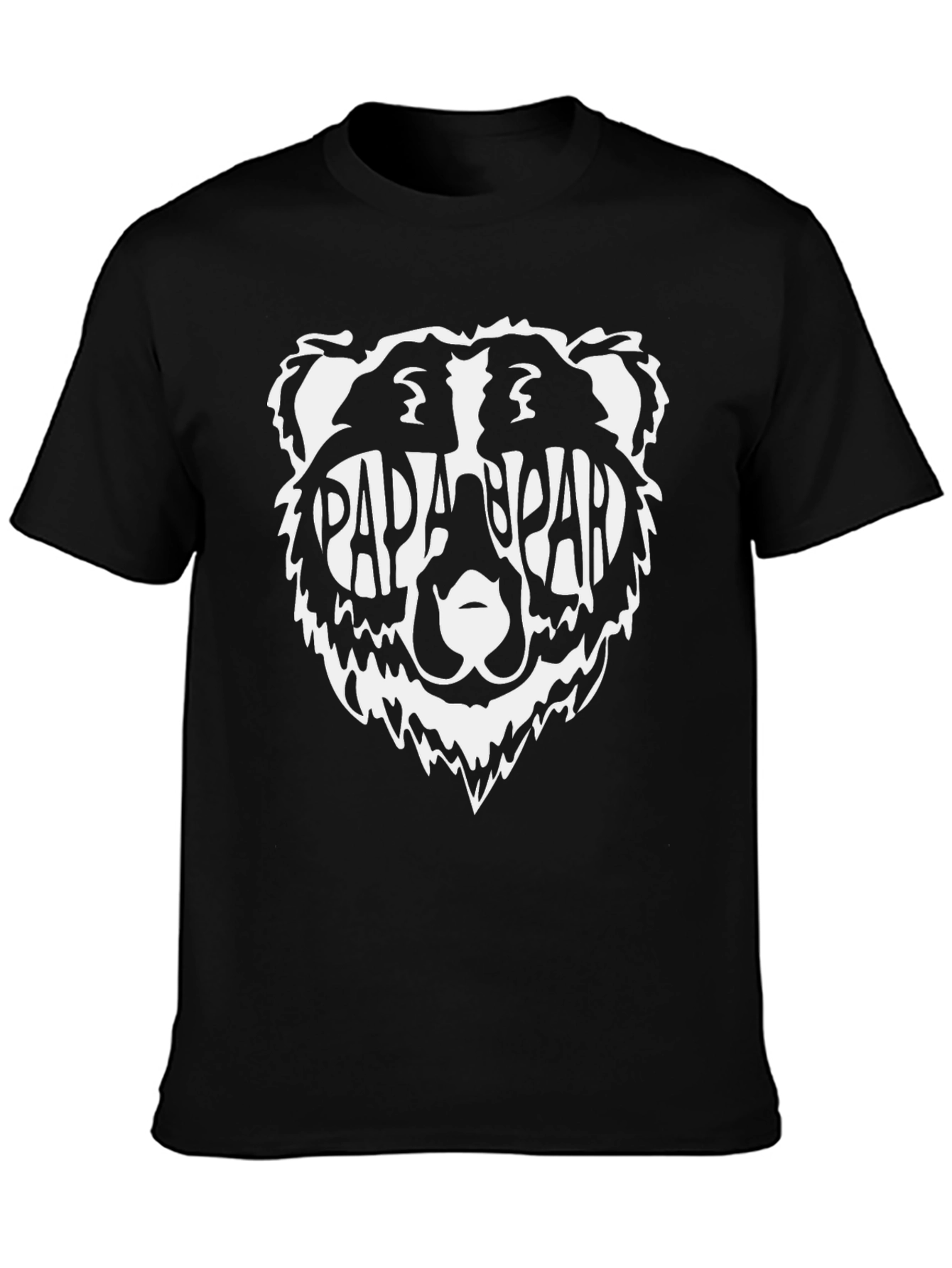 Papa Bear T-Shirt - Mens Black Graphic Tee