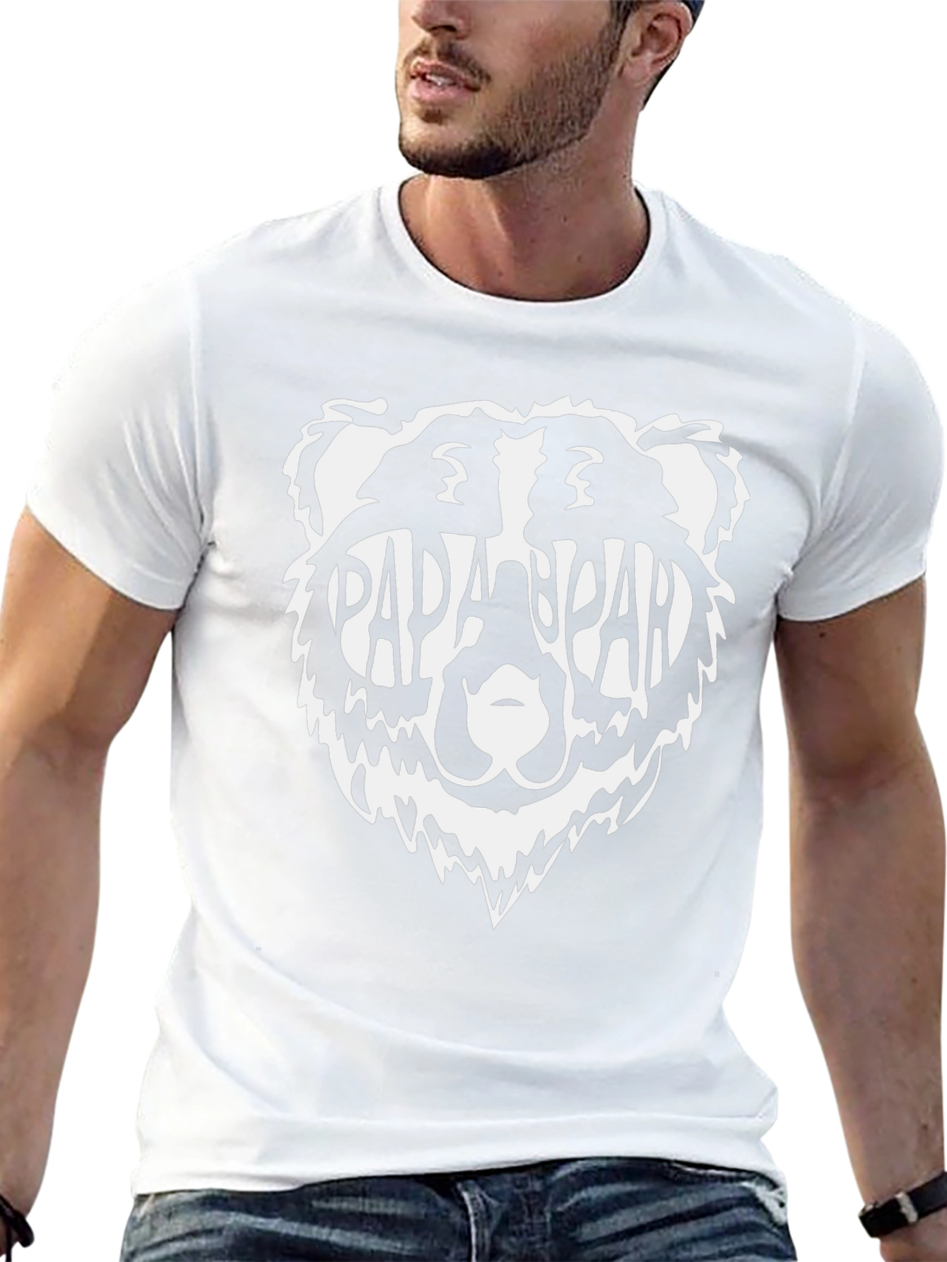 Papa Bear T-Shirt - Mens Black Graphic Tee