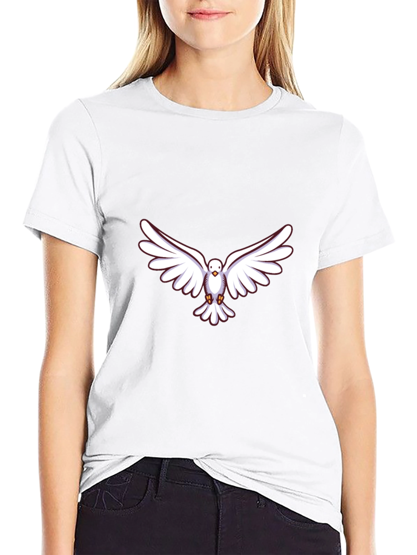 Dove Graphic Black T-Shirt