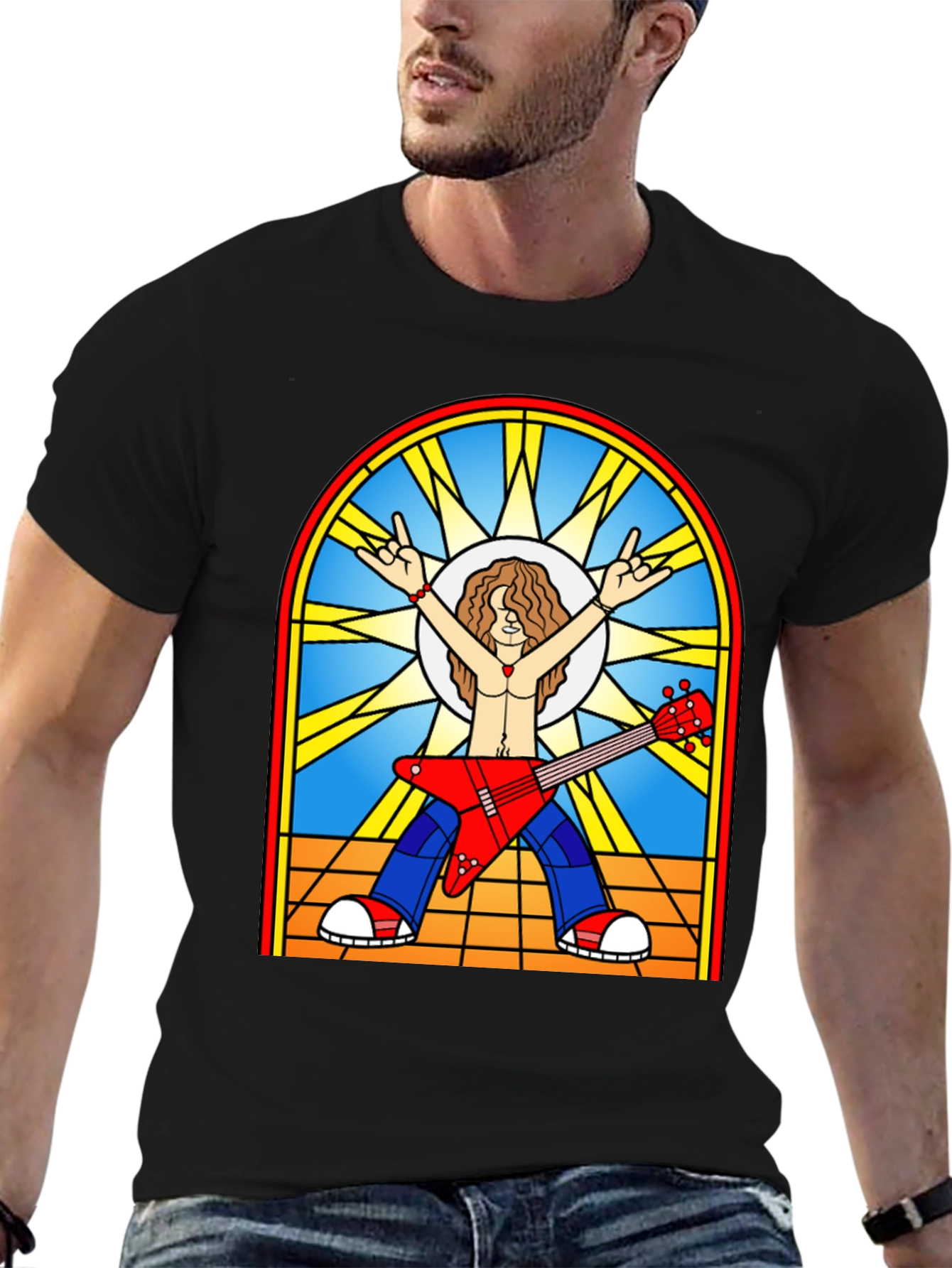 Stained Glass Rocker Tee
