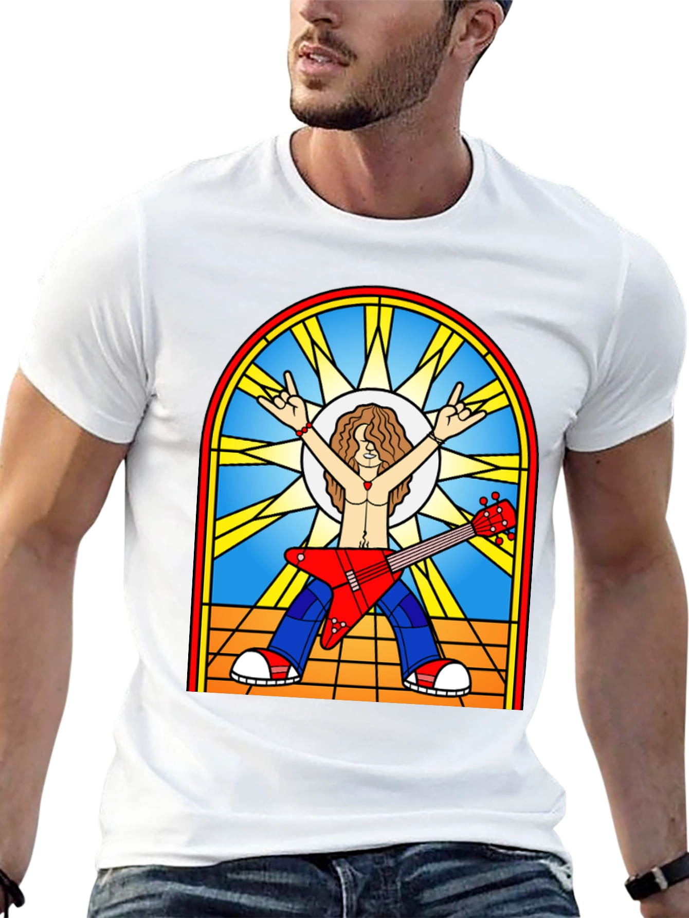 Stained Glass Rocker Tee