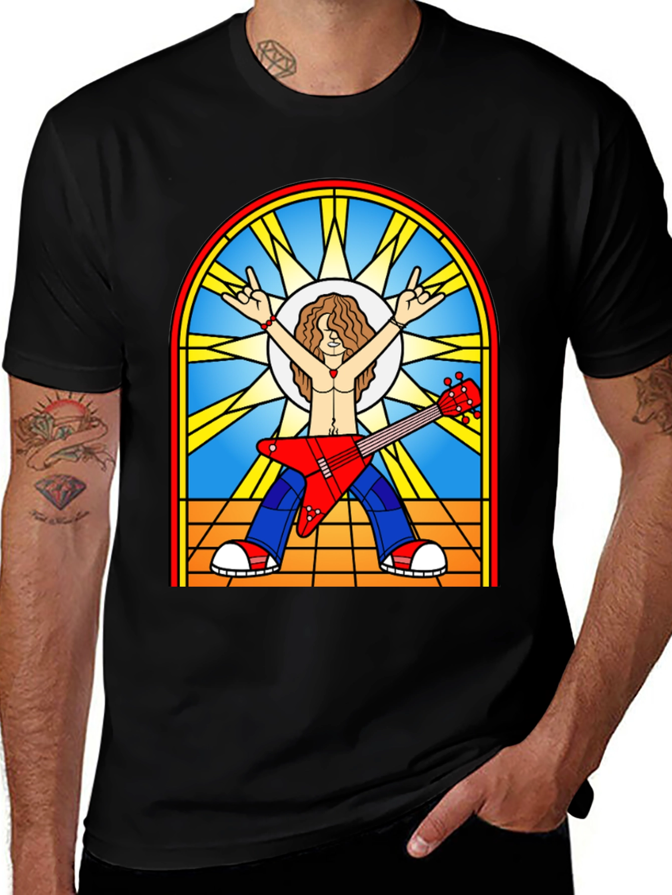 Stained Glass Rocker Tee