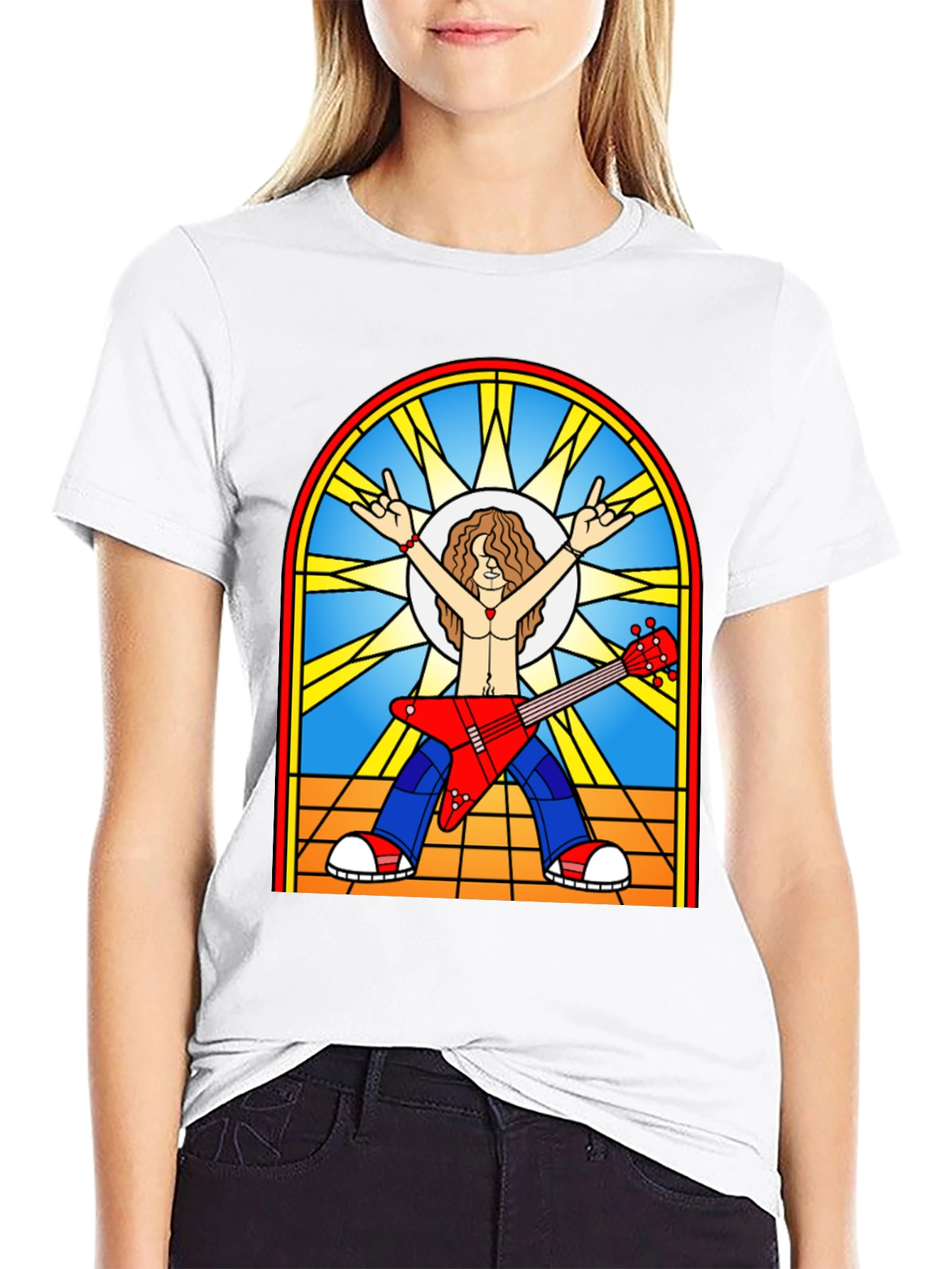 Stained Glass Rocker Tee