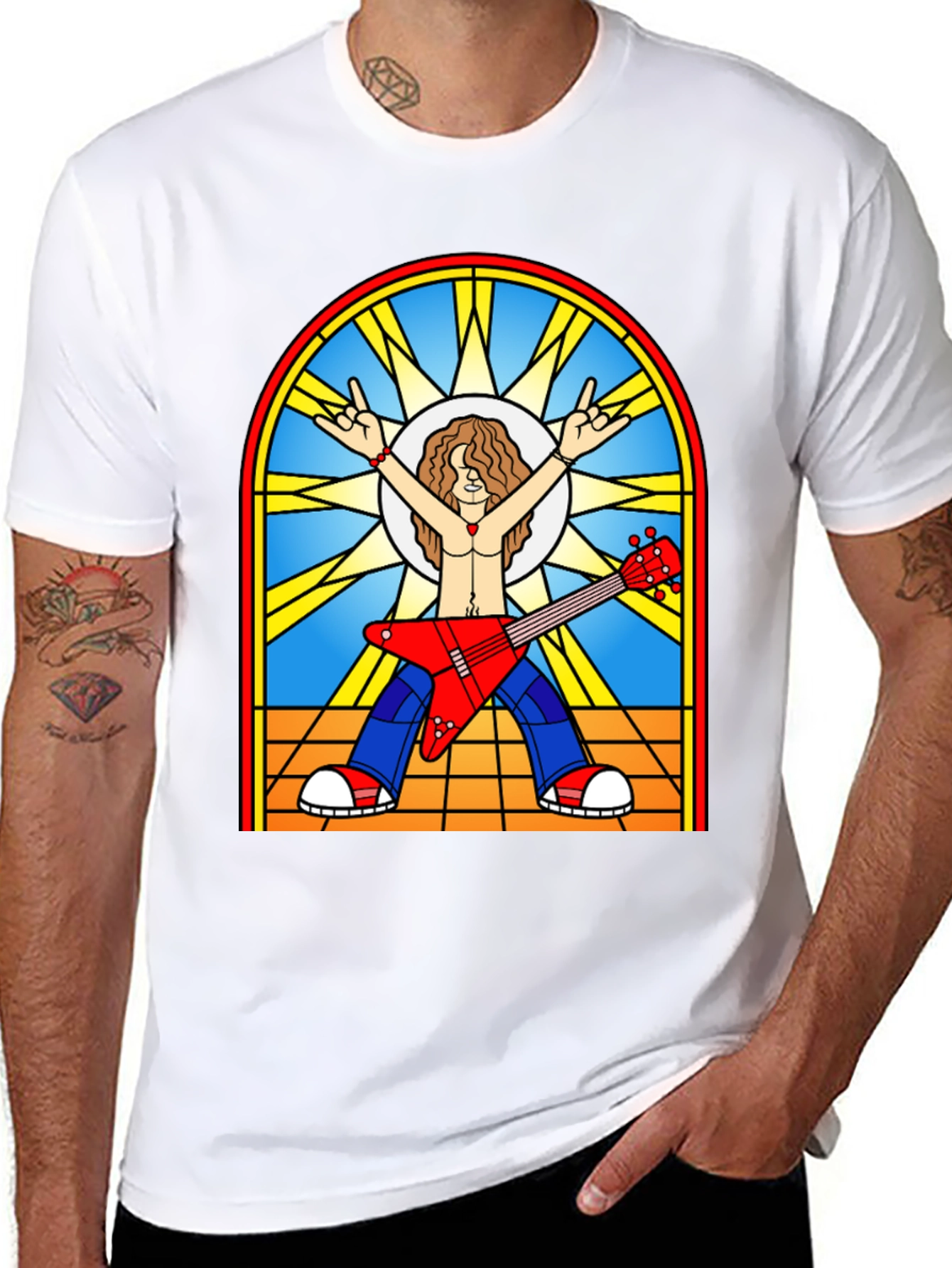 Stained Glass Rocker Tee