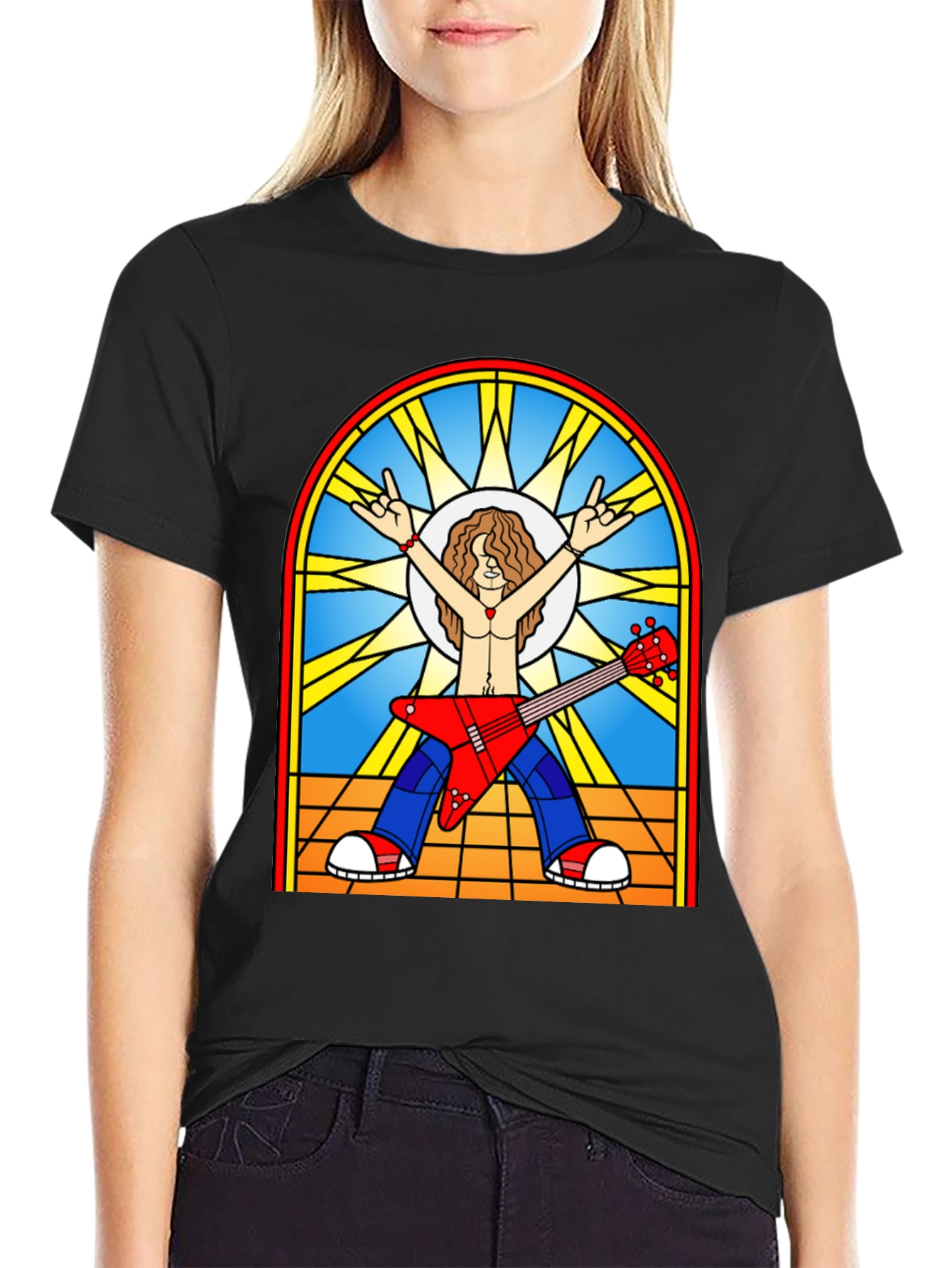 Stained Glass Rocker Tee