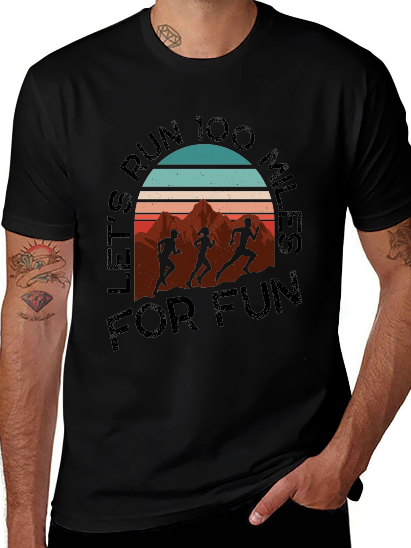 Run 100 Miles For Fun T-Shirt