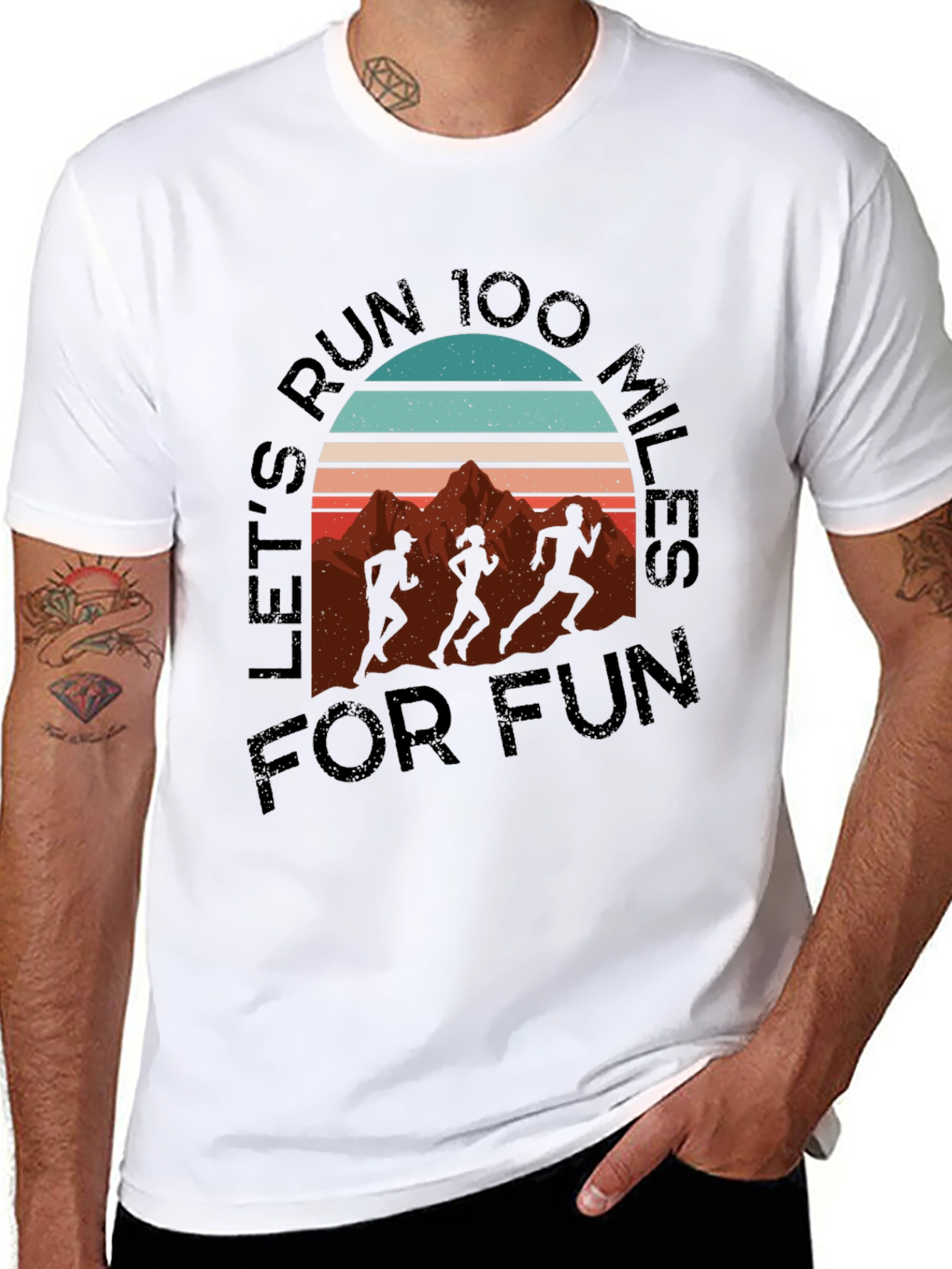 Run 100 Miles For Fun T-Shirt