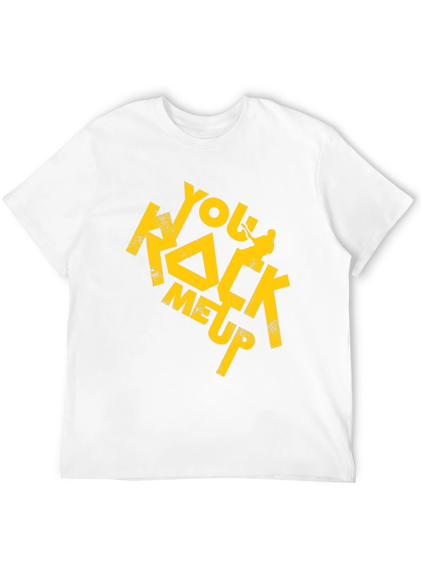 You Rock Me Up Graphic T-Shirt - Black