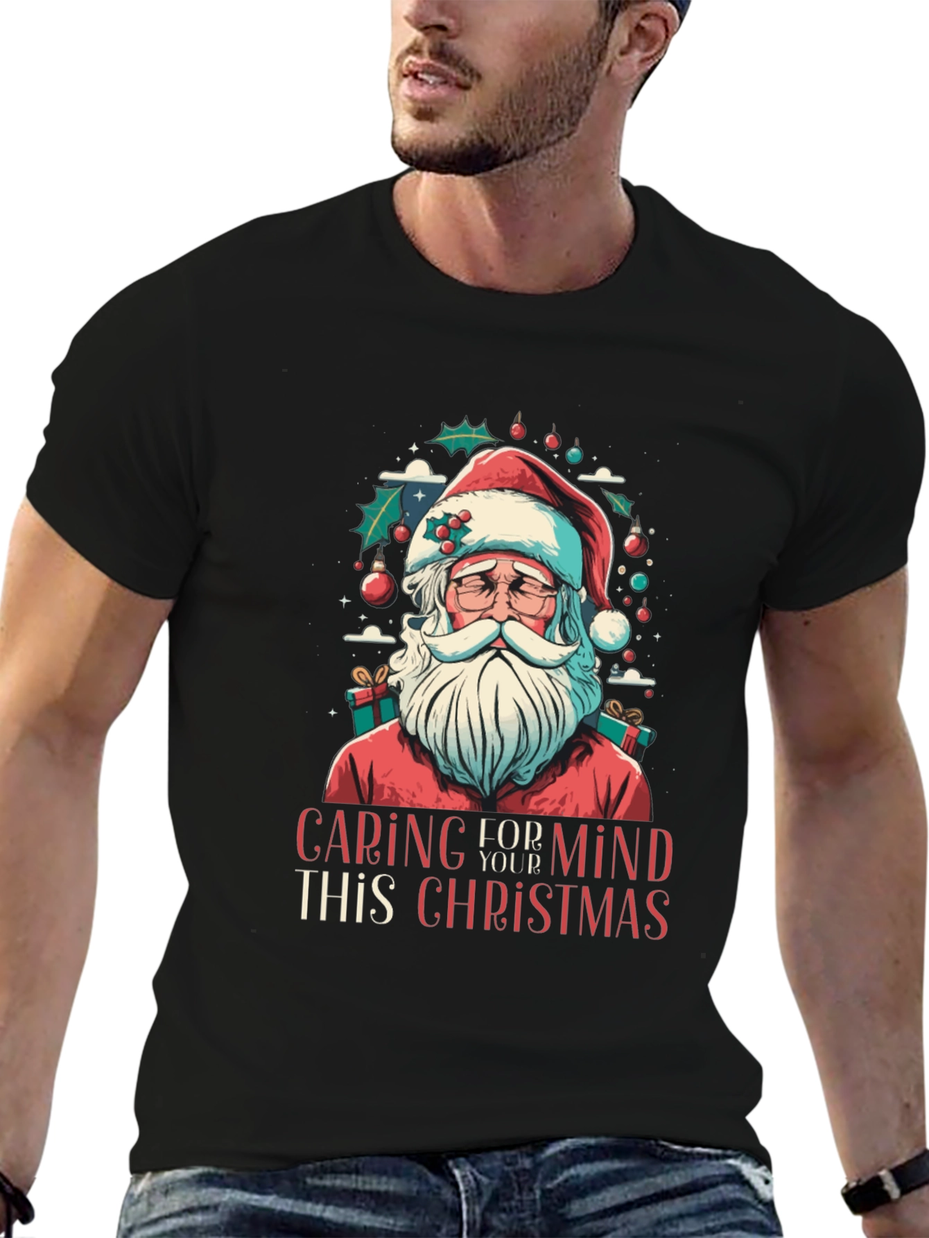 Caring for your Mind This Christmas T-Shirt