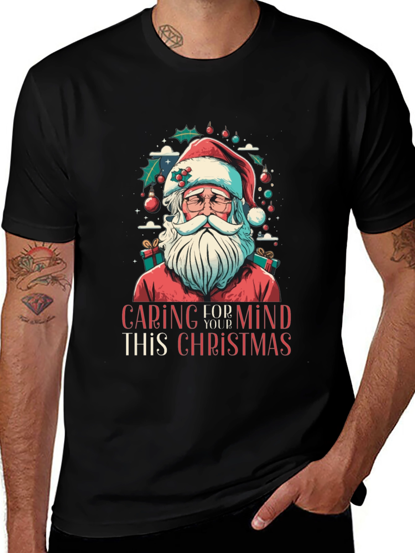 Caring for your Mind This Christmas T-Shirt