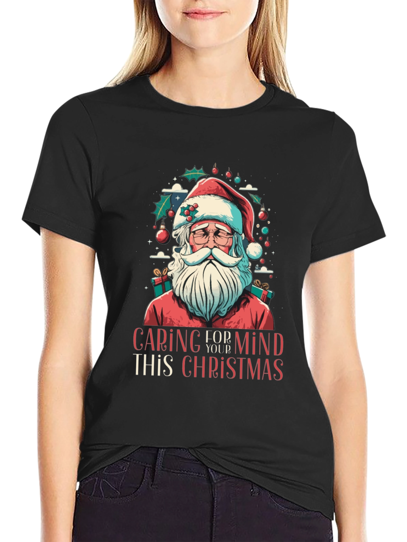 Caring for your Mind This Christmas T-Shirt