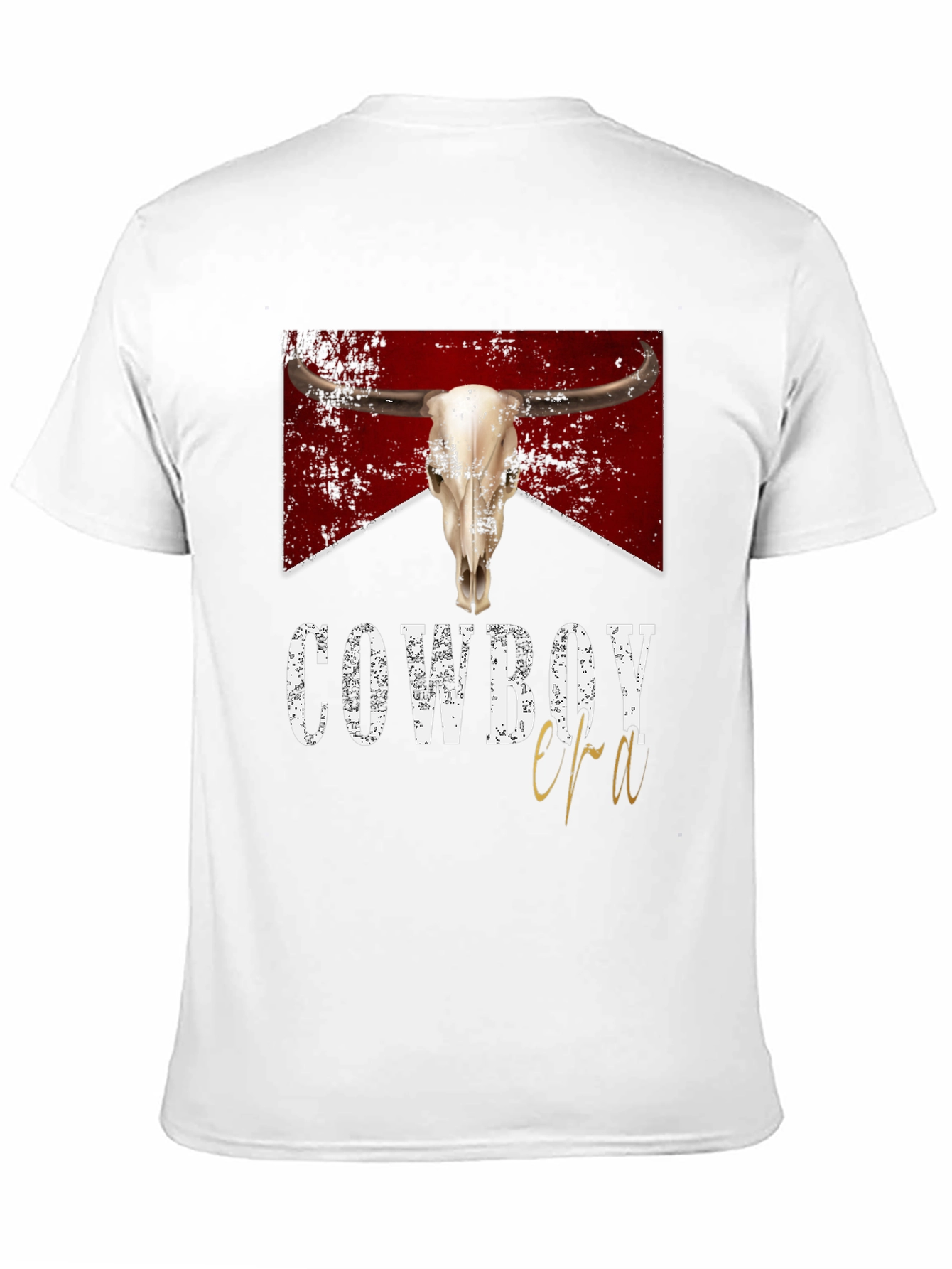 Cowboy Era Graphic Tee - Western Style Black T-Shirt