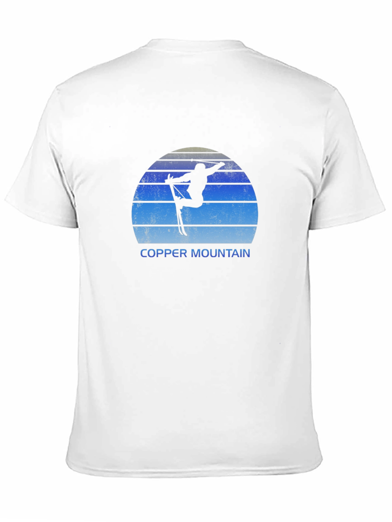 Copper Mountain Skiing T-Shirt - Retro Style Black Tee