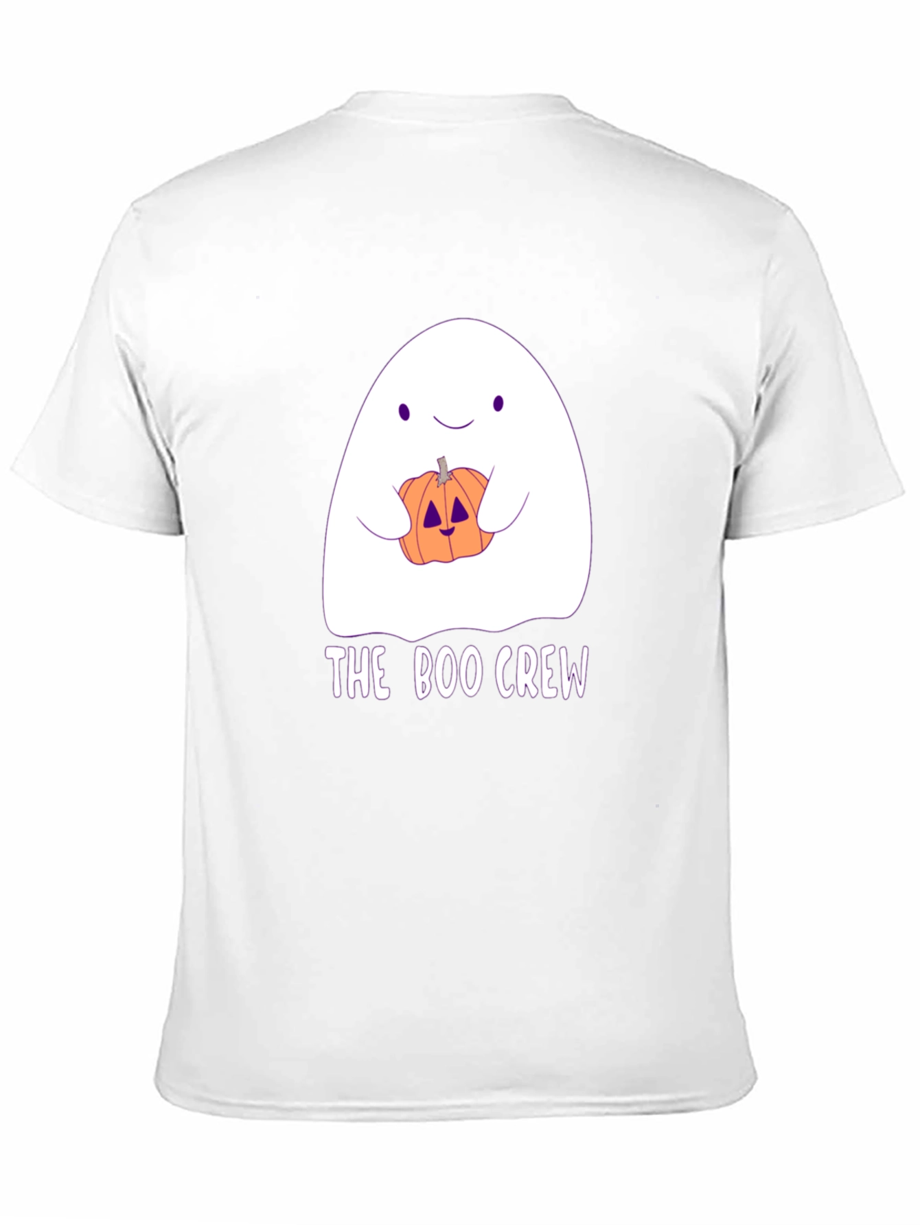 Boo Crew Halloween T-Shirt - Ghost & Pumpkin