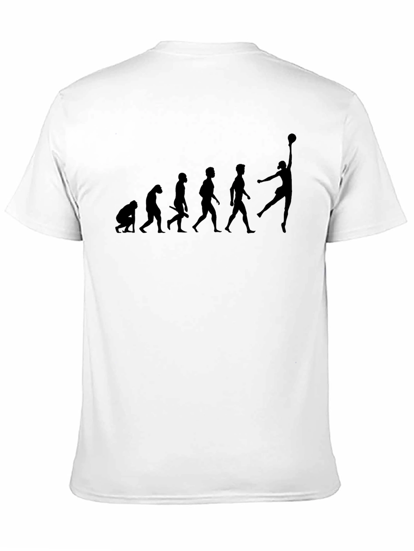 Evolution of Basketball Black T-Shirt