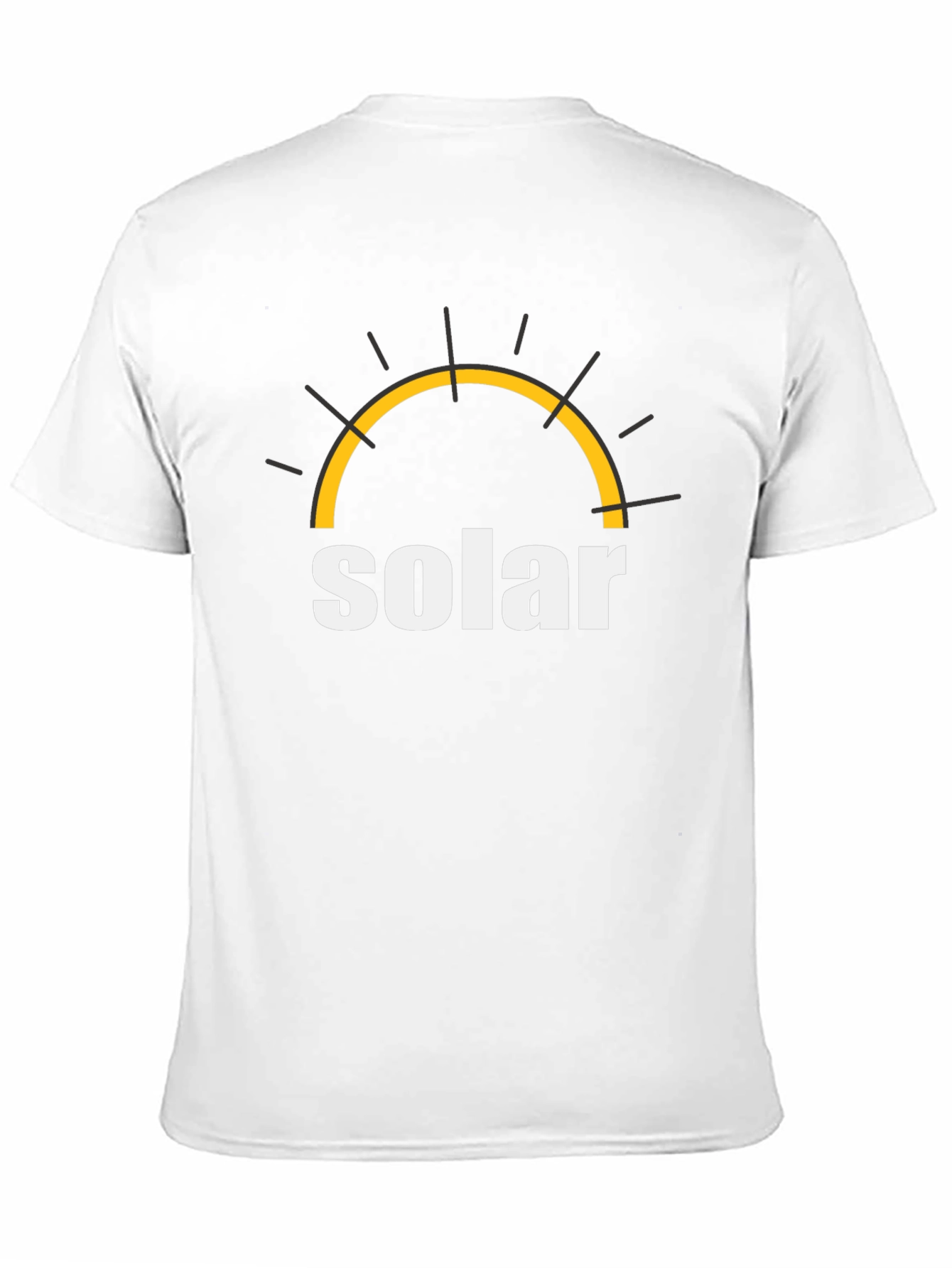 Solar Energy T-Shirt - Black Cotton Graphic Tee