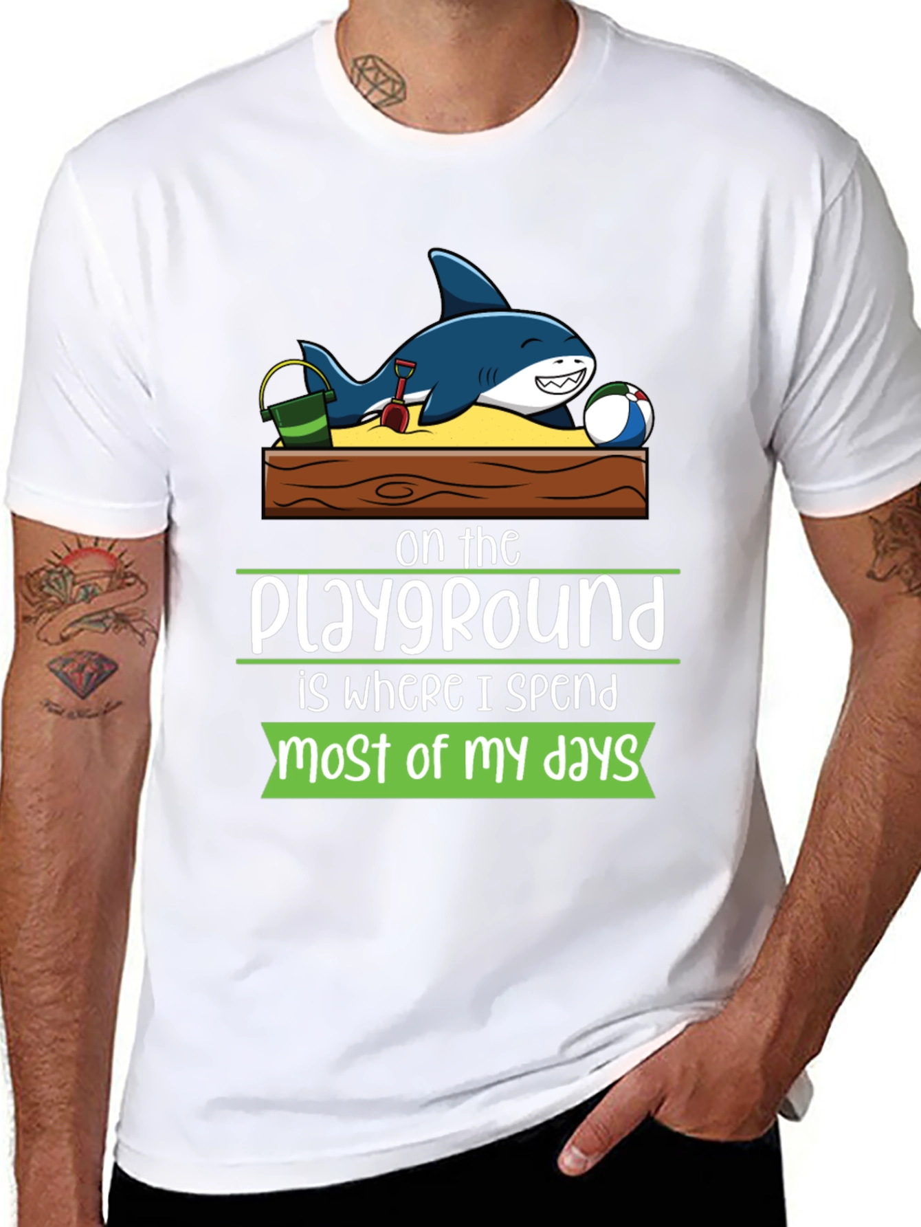 Playground Shark Graphic Tee