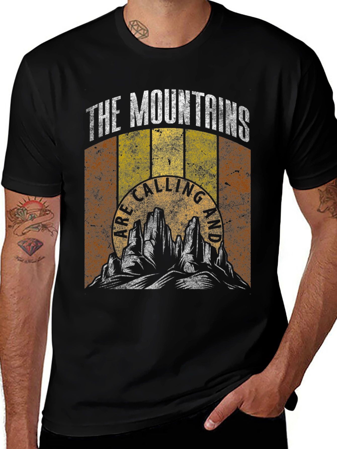 The Mountains Are Calling Graphic Tee