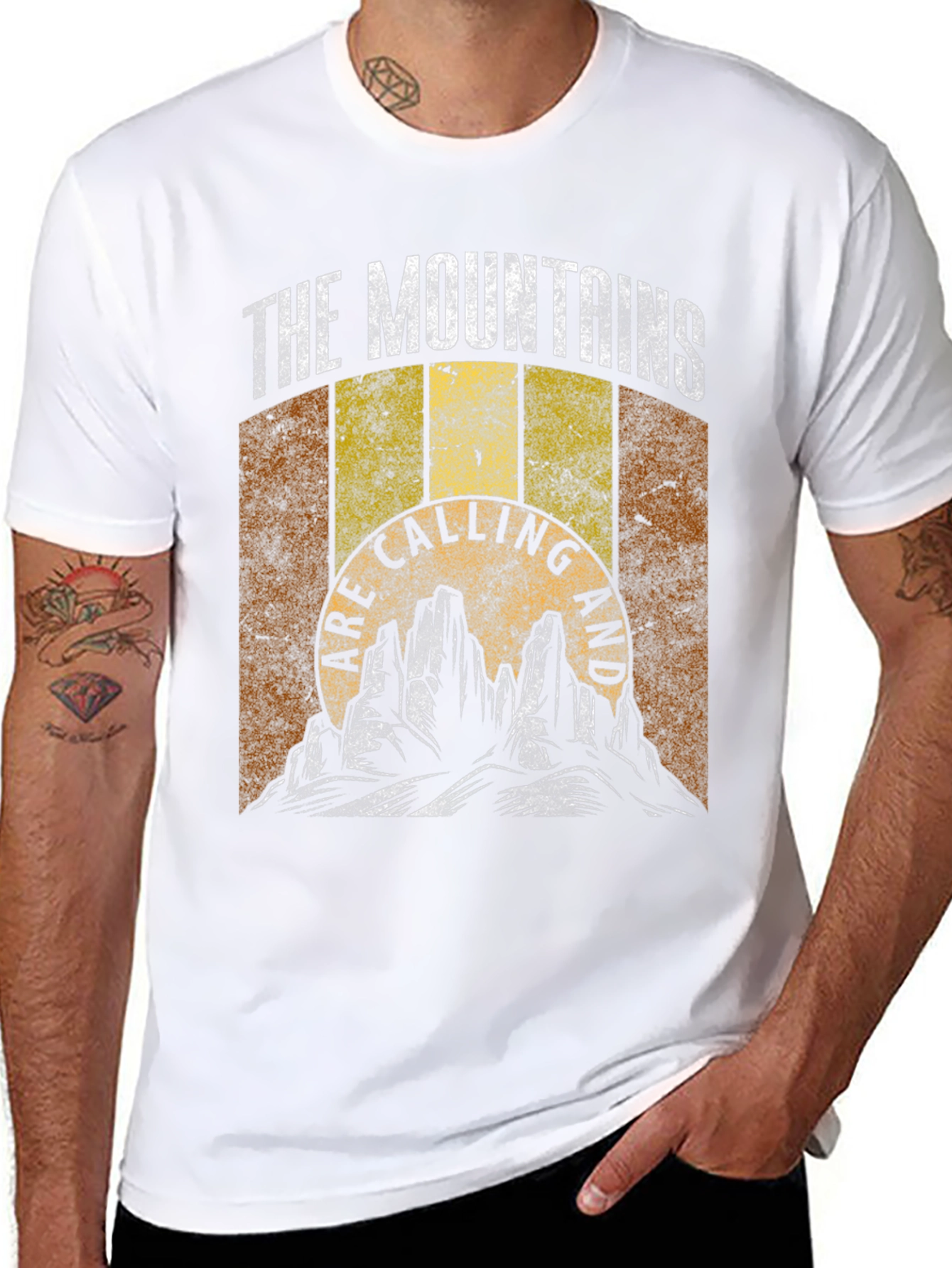 The Mountains Are Calling Graphic Tee