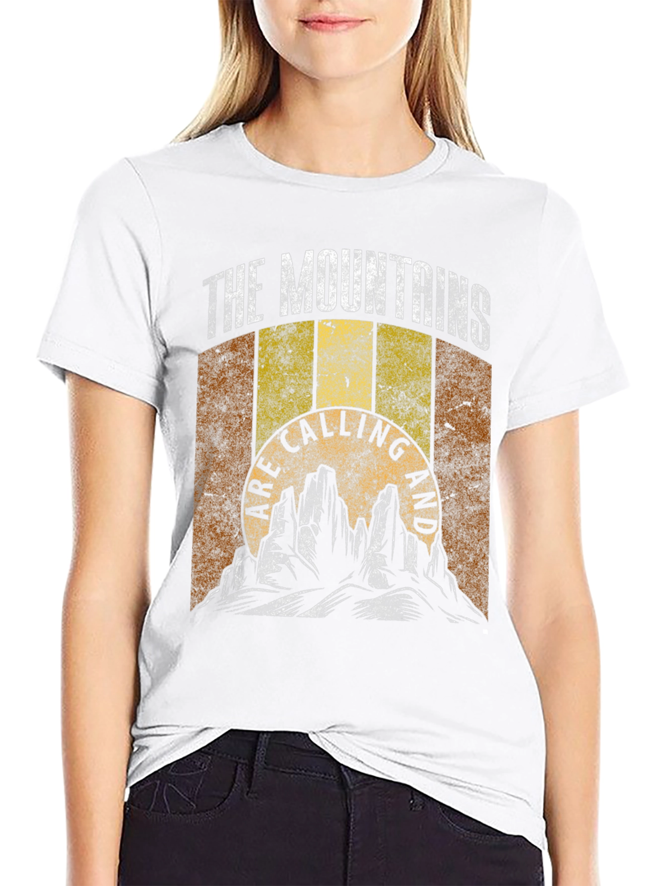 The Mountains Are Calling Graphic Tee
