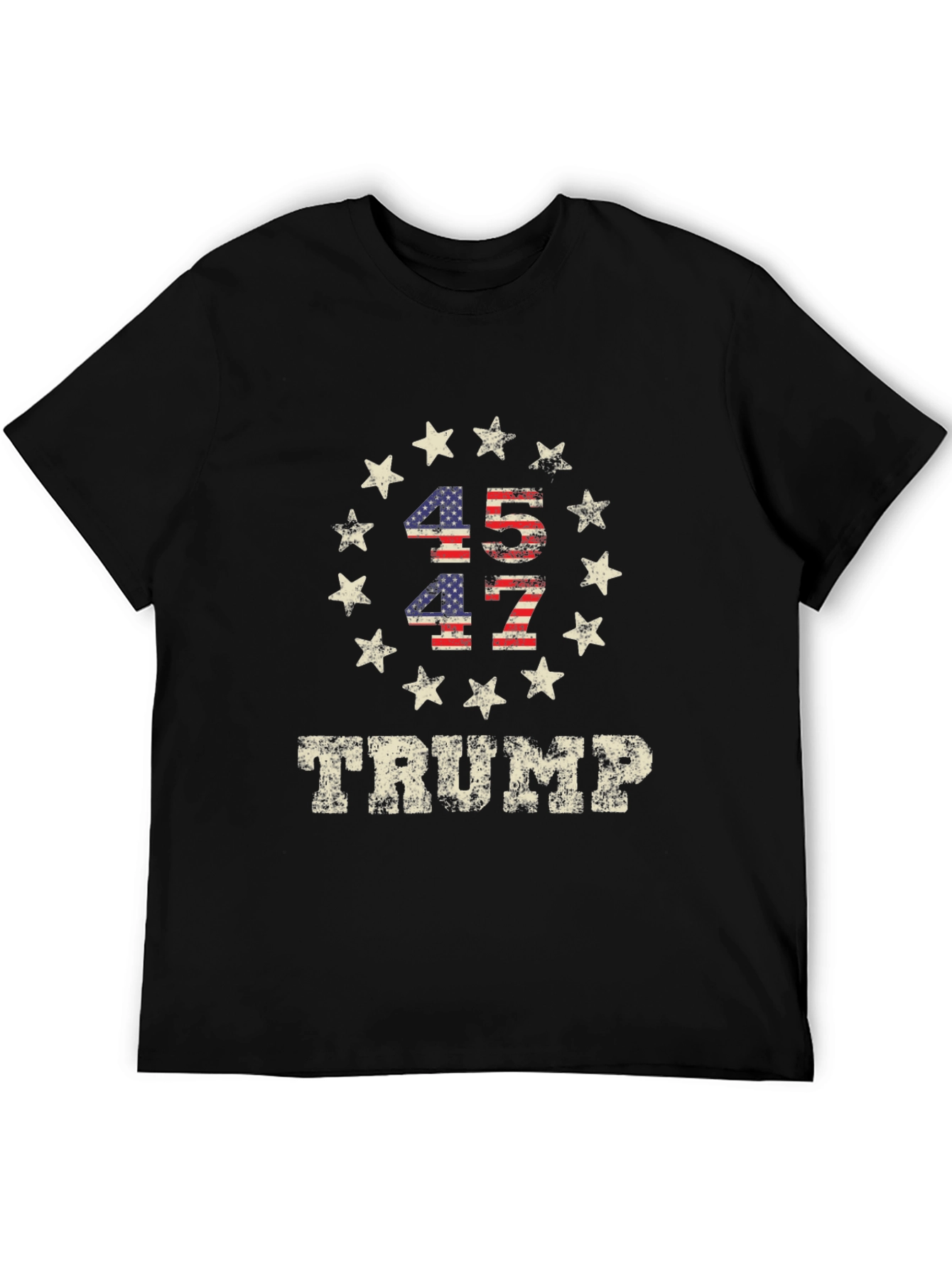 Trump 45 47 Patriotic T-Shirt