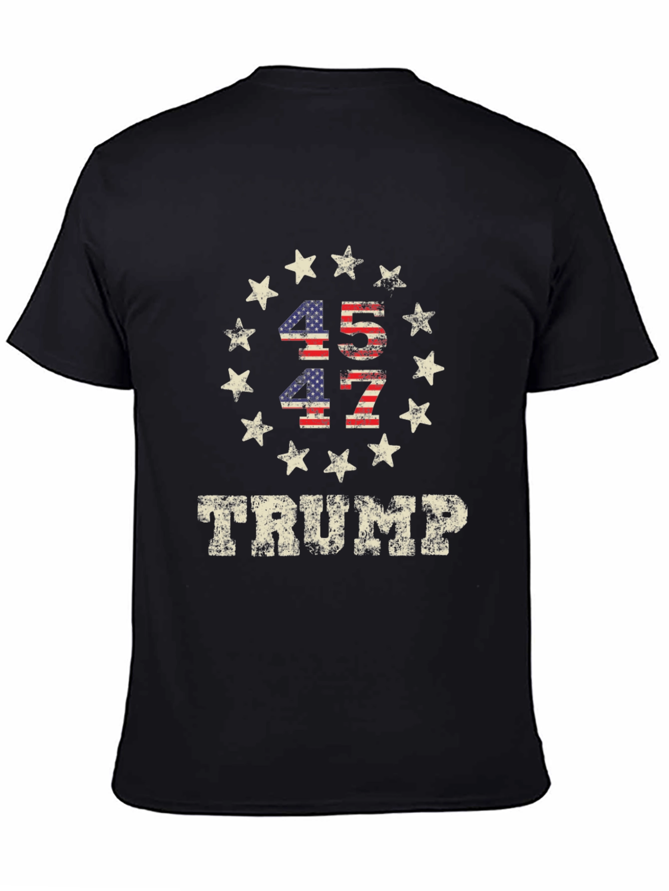 Trump 45 47 Patriotic T-Shirt