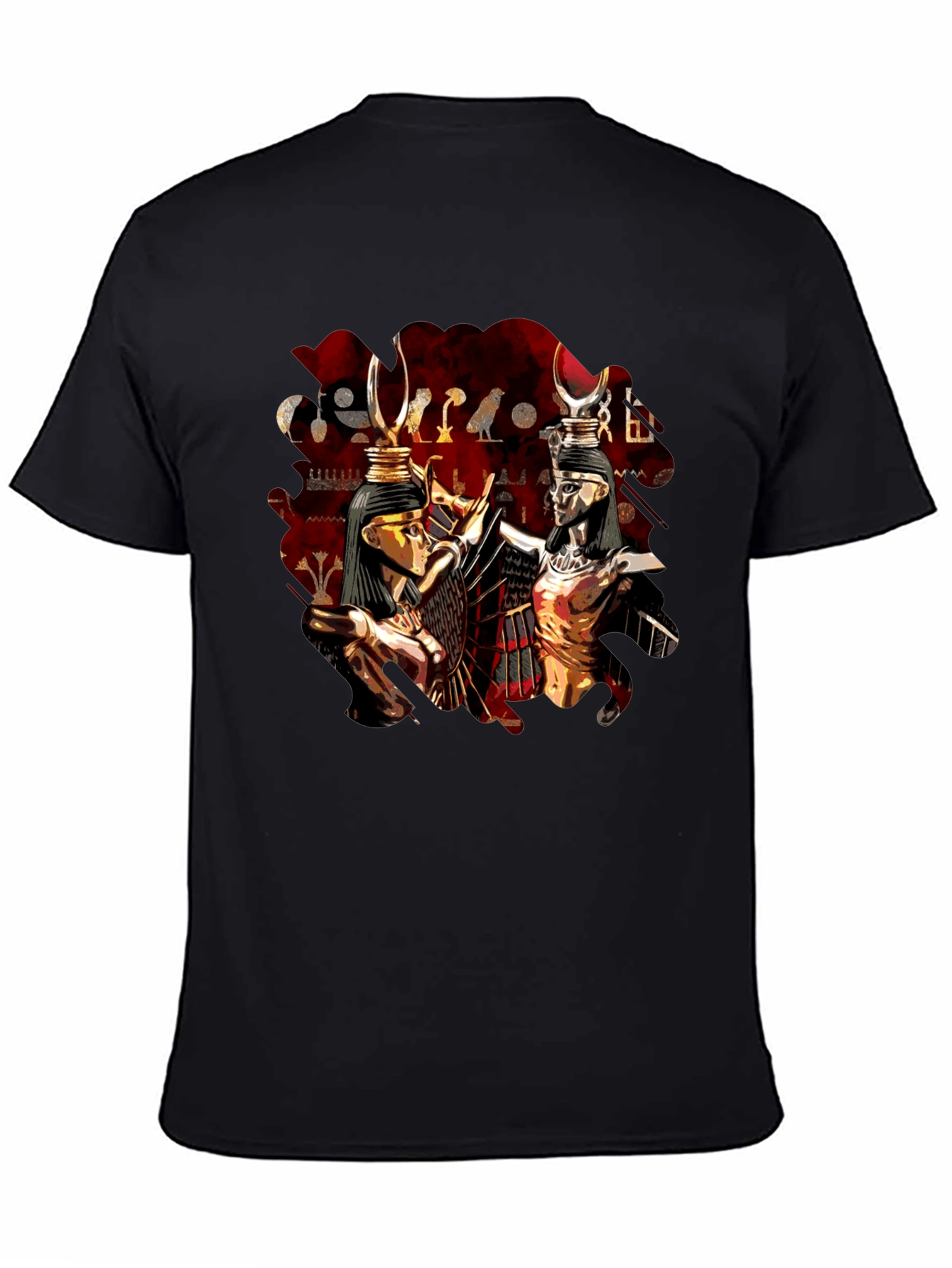 Egyptian Gods Graphic Print T-Shirt