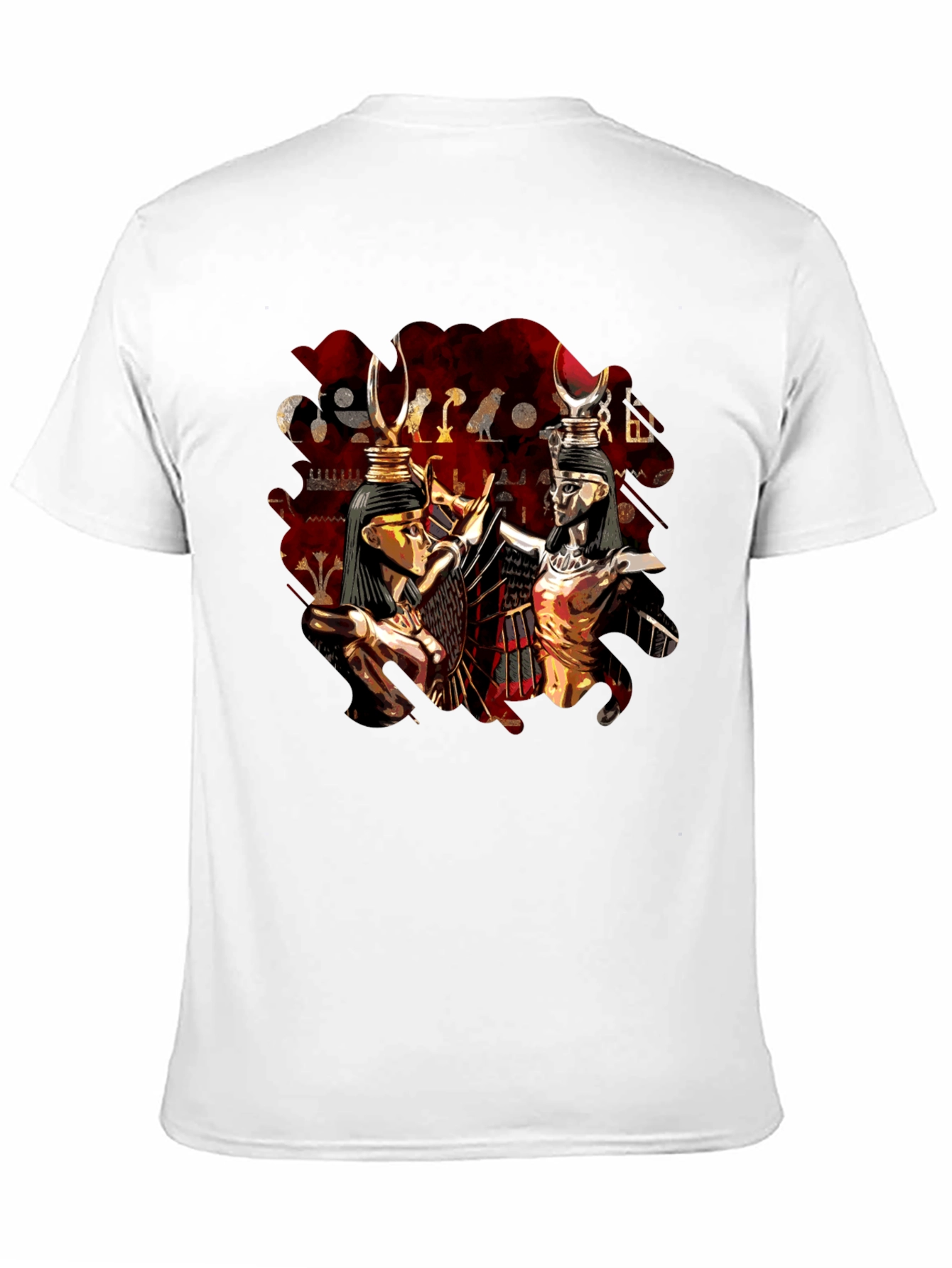 Egyptian Gods Graphic Print T-Shirt