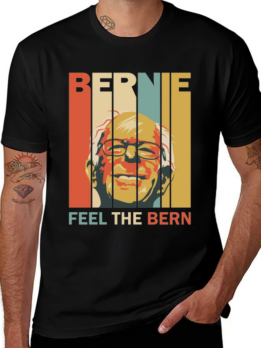 Bernie Feel the Bern Retro T-Shirt
