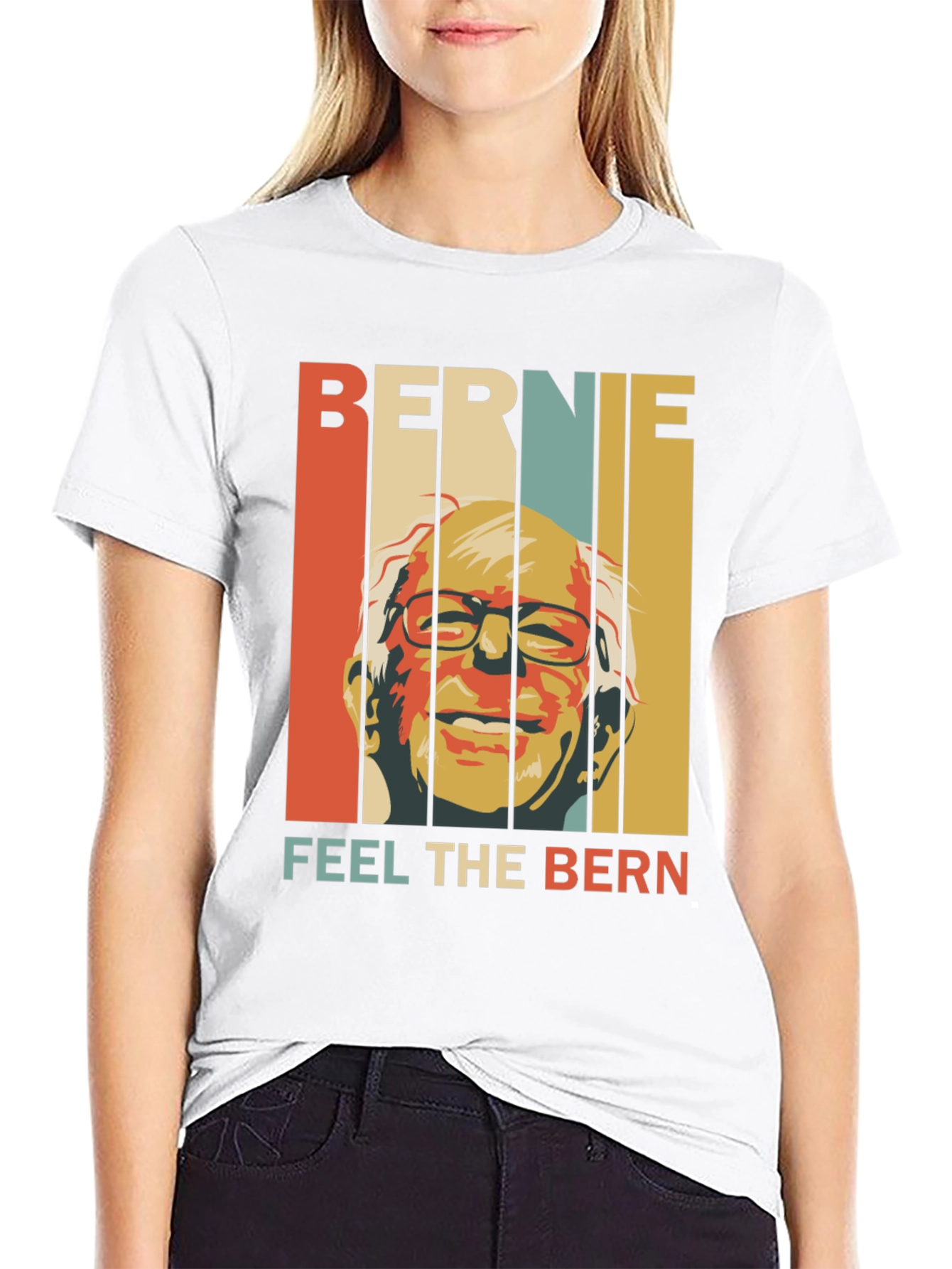 Bernie Feel the Bern Retro T-Shirt