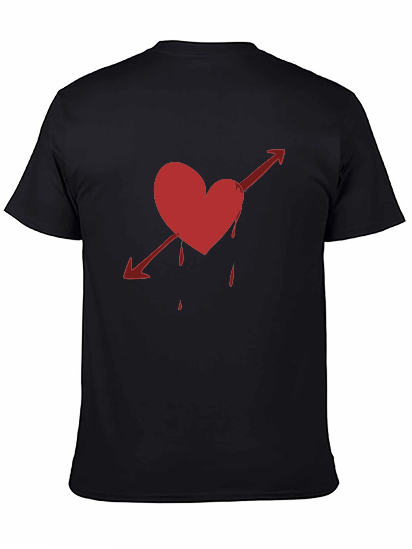 Bleeding Heart Arrow Graphic T-Shirt