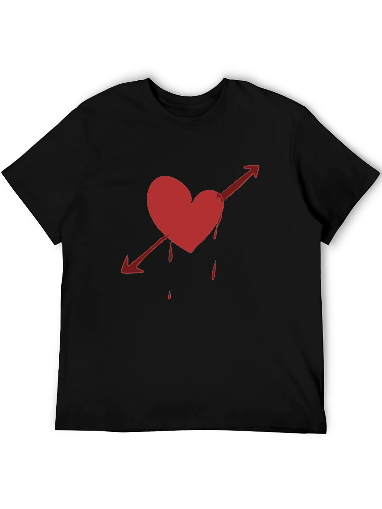 Bleeding Heart Arrow Graphic T-Shirt