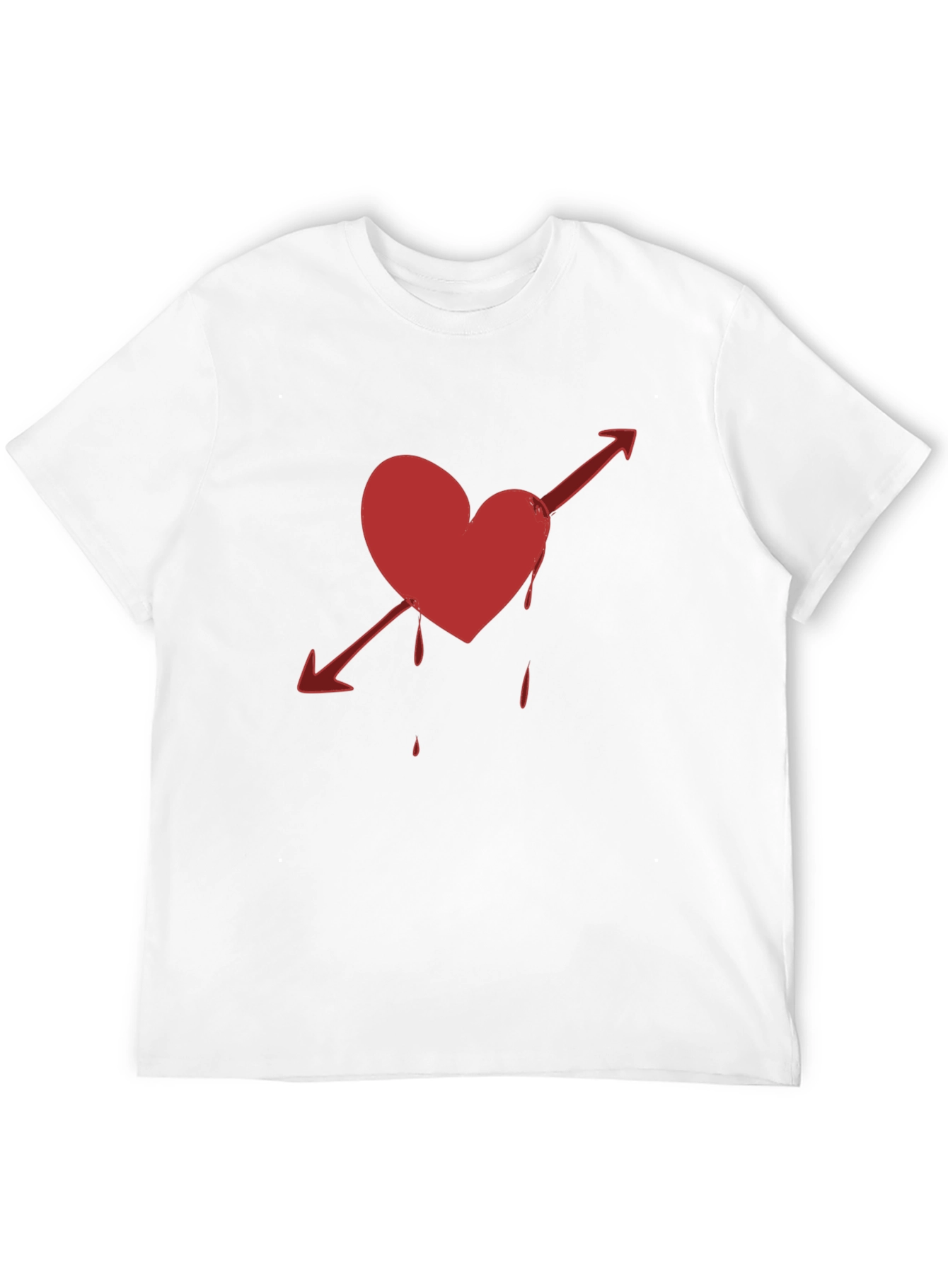 Bleeding Heart Arrow Graphic T-Shirt
