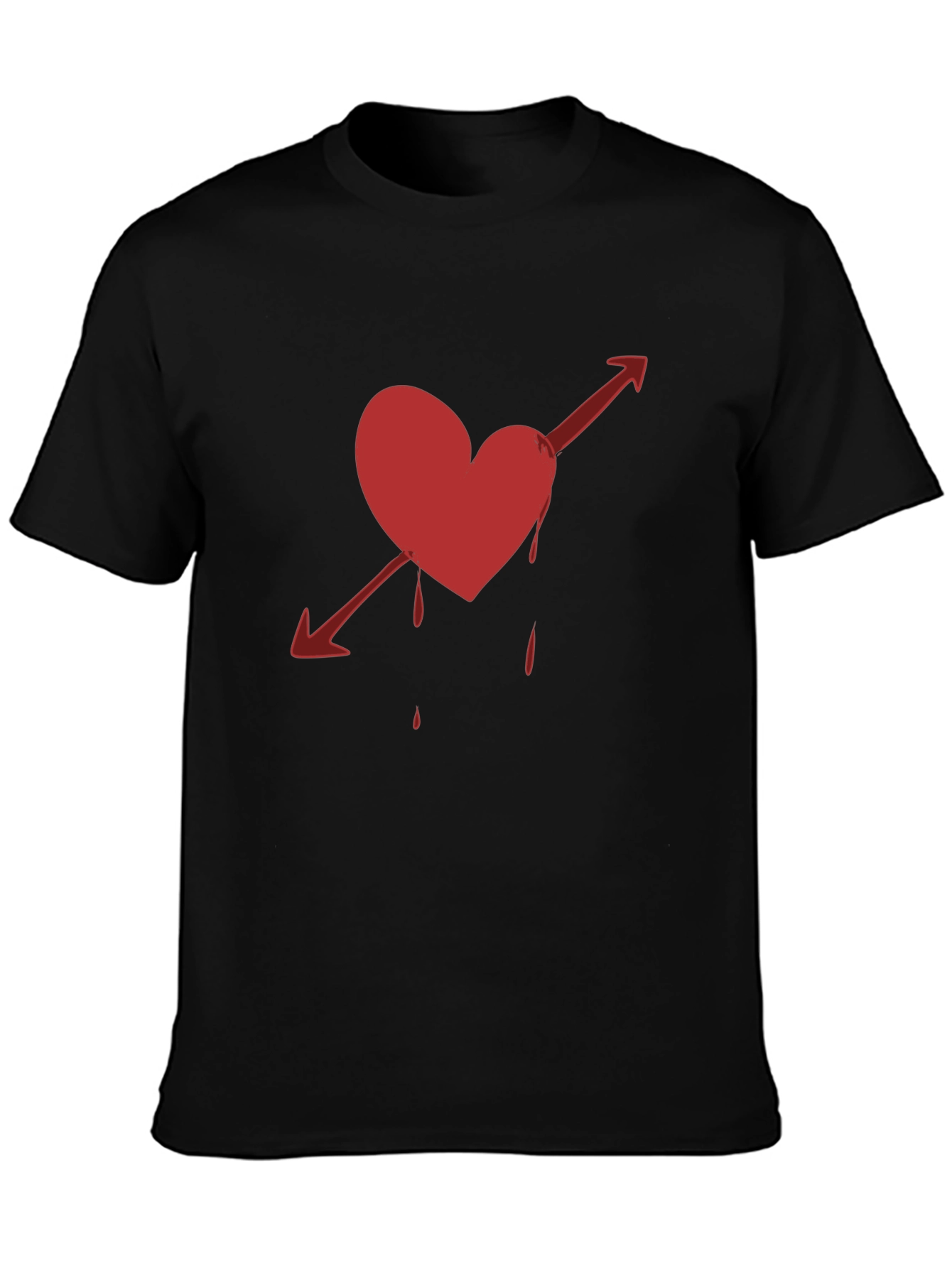 Bleeding Heart Arrow Graphic T-Shirt
