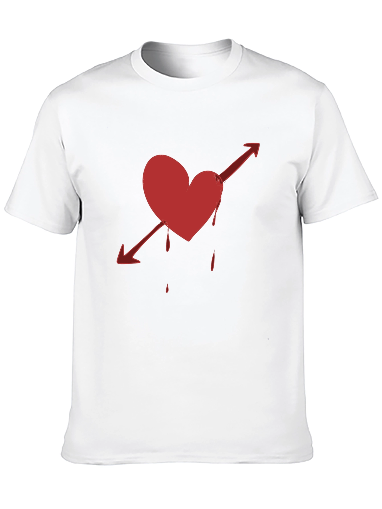 Bleeding Heart Arrow Graphic T-Shirt