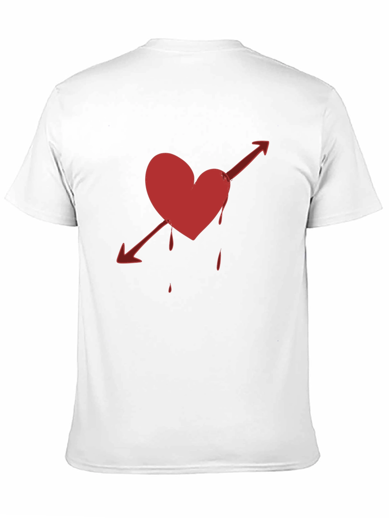 Bleeding Heart Arrow Graphic T-Shirt