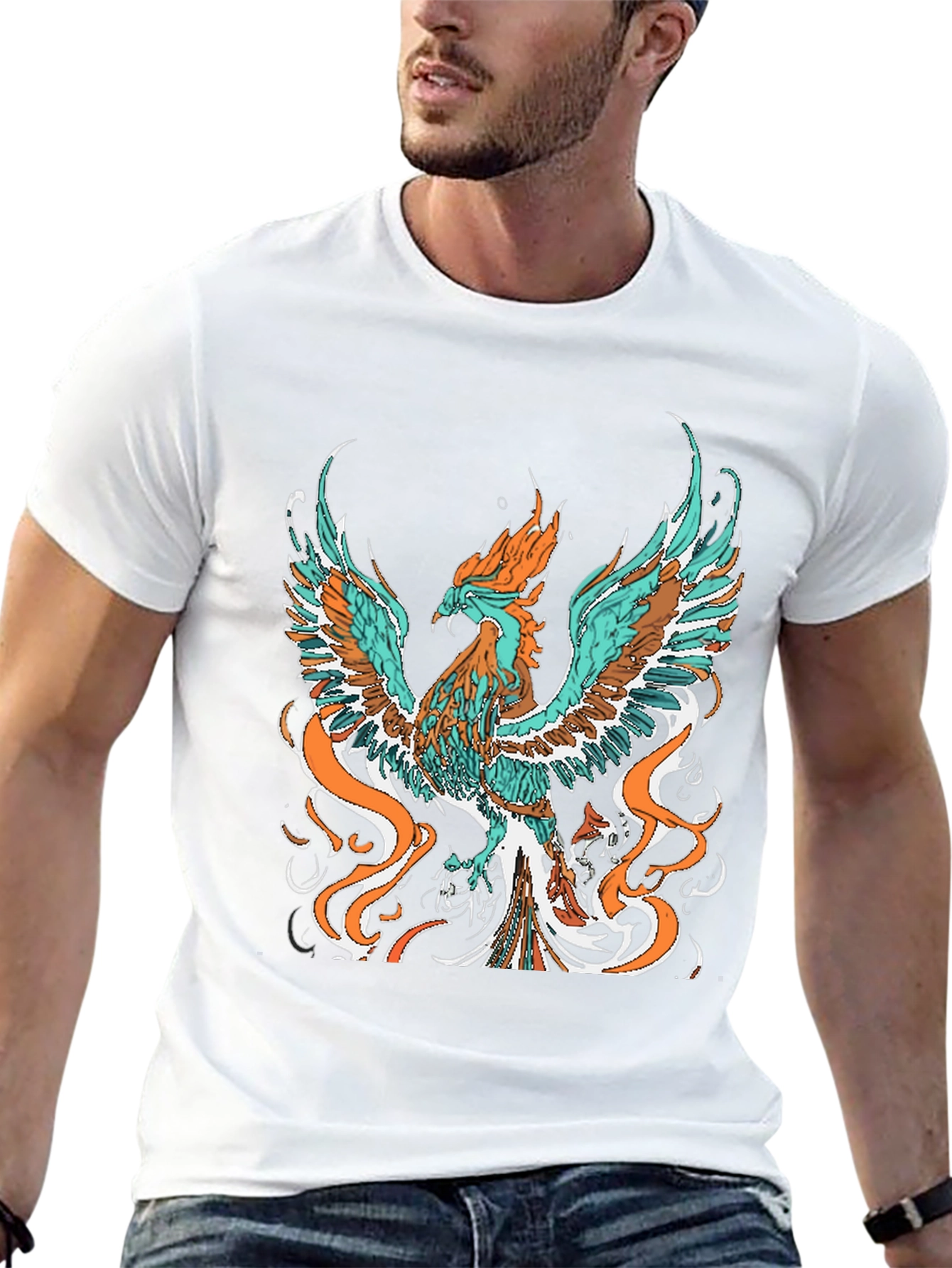 Phoenix Graphic Tee - Bold & Stylish