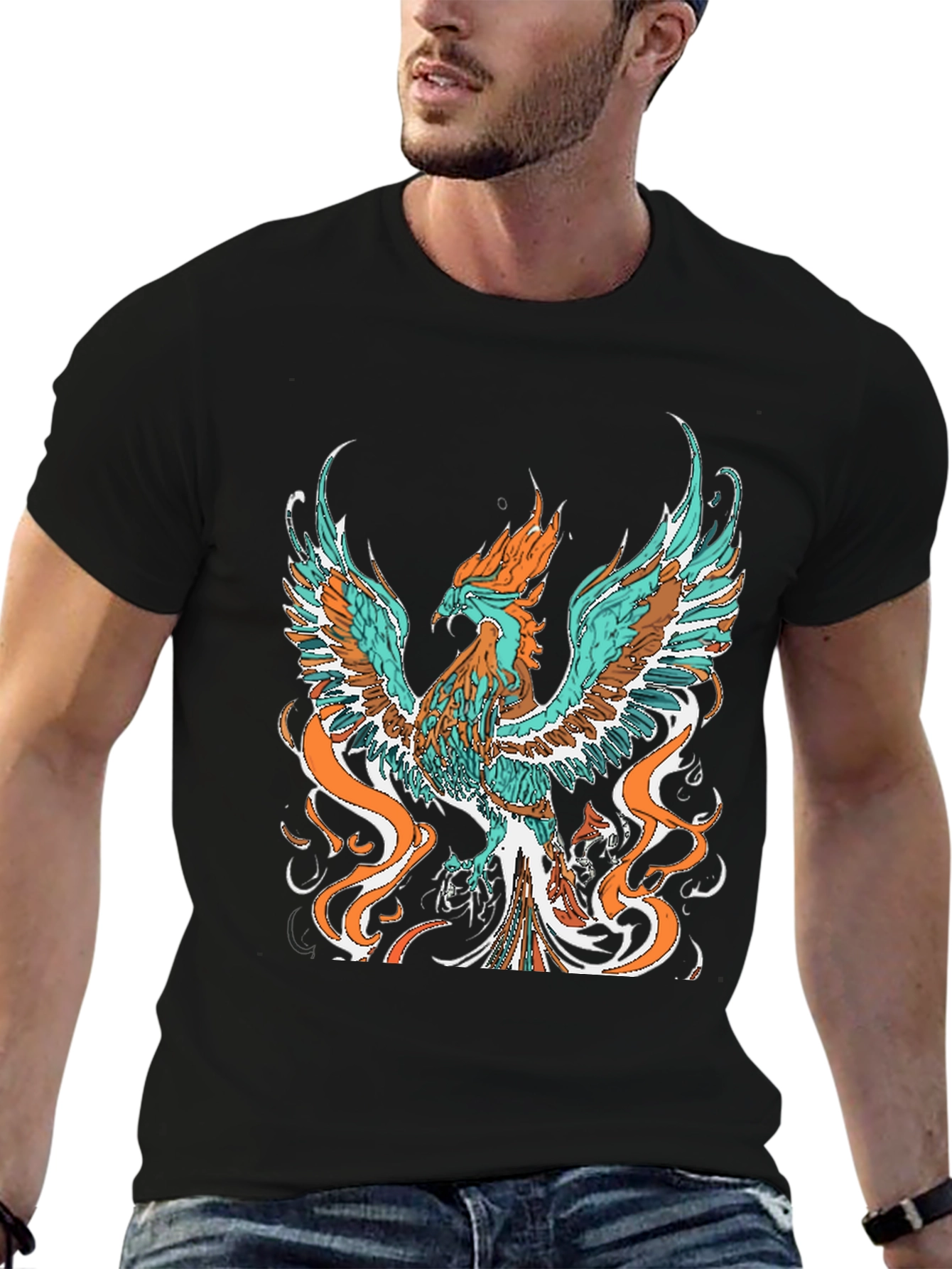 Phoenix Graphic Tee - Bold & Stylish